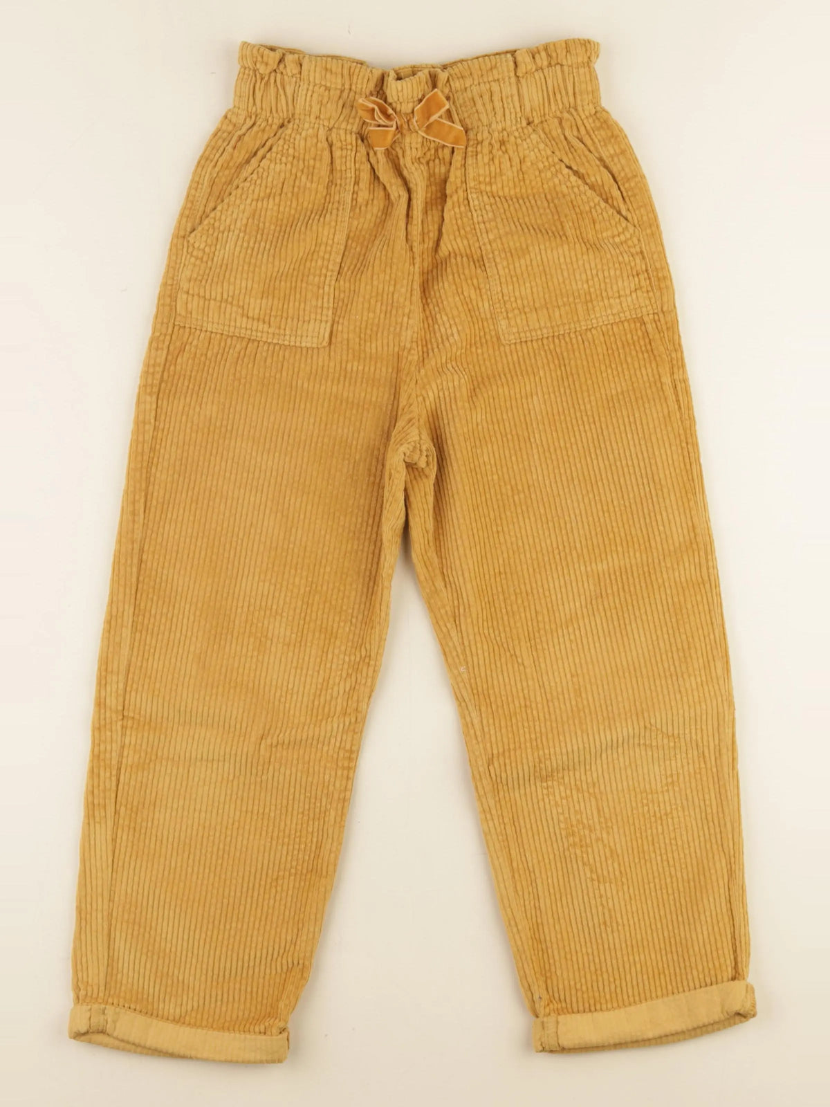 Vertbaudet - pantalon jaune - 8 ans