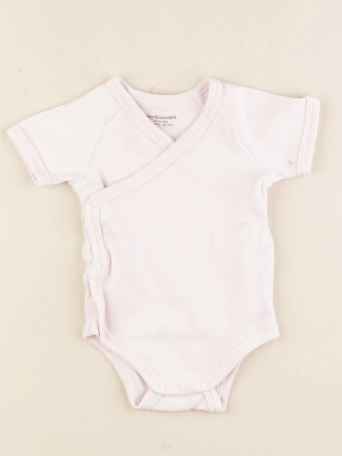Vertbaudet - body rose - 3 mois