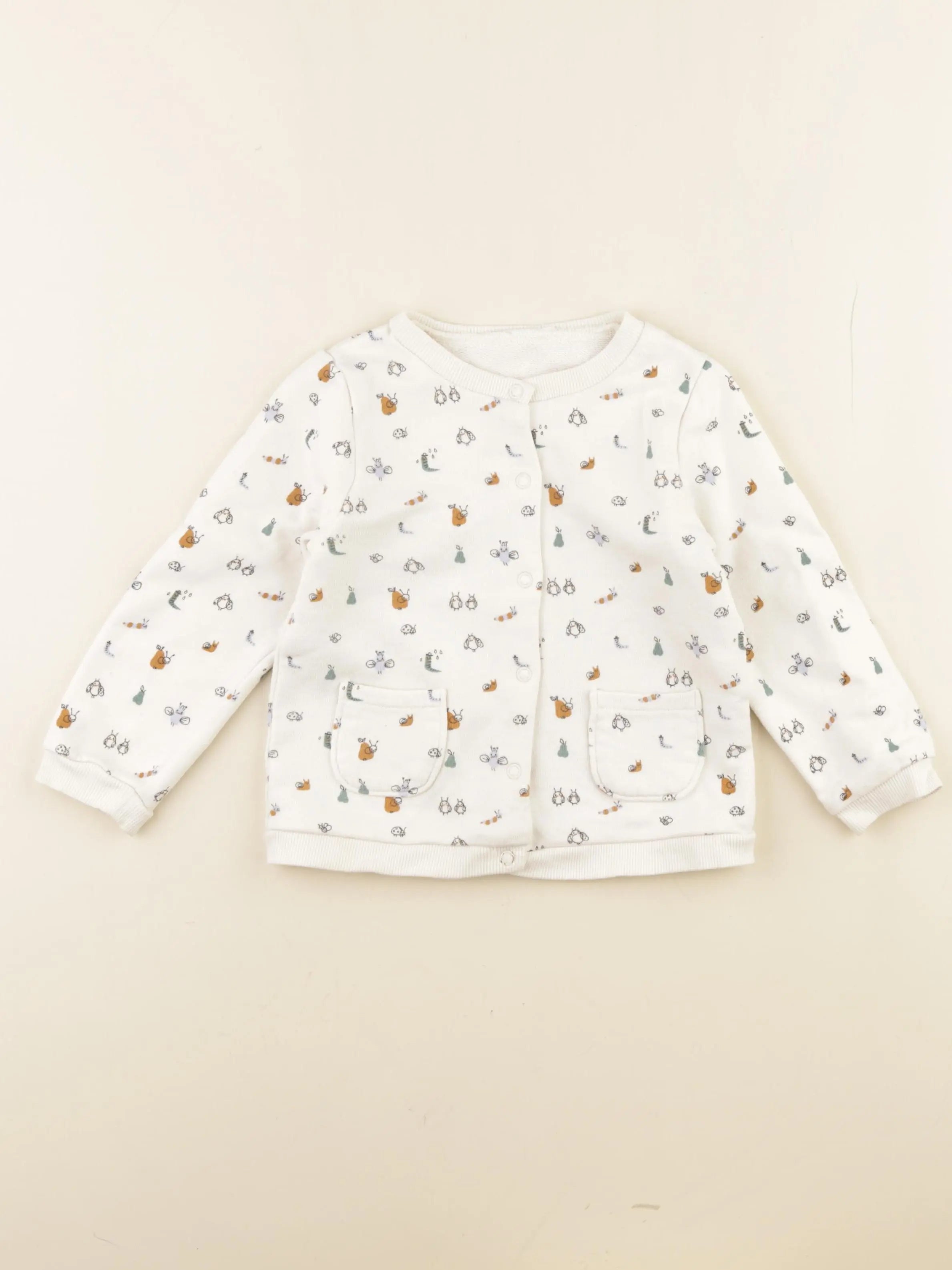 Boutchou - sweat blanc - 36 mois