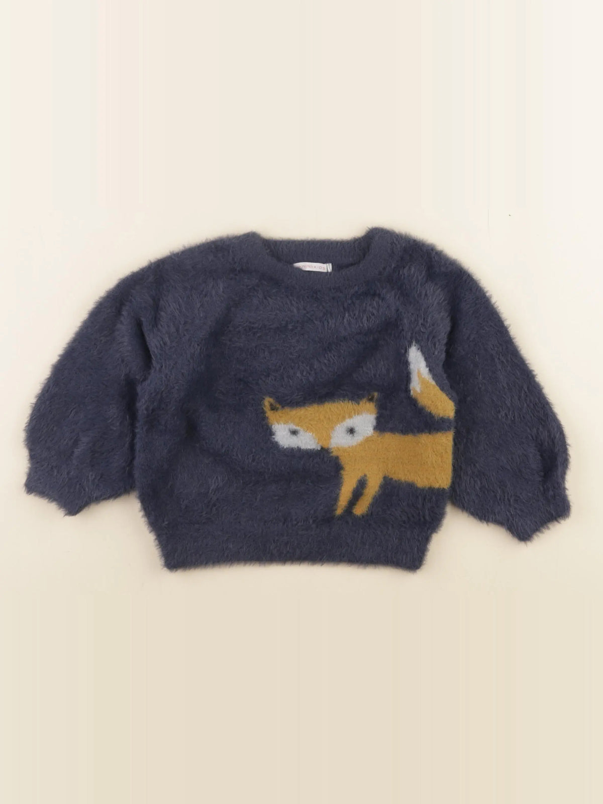 Monoprix - pull bleu - 3 ans