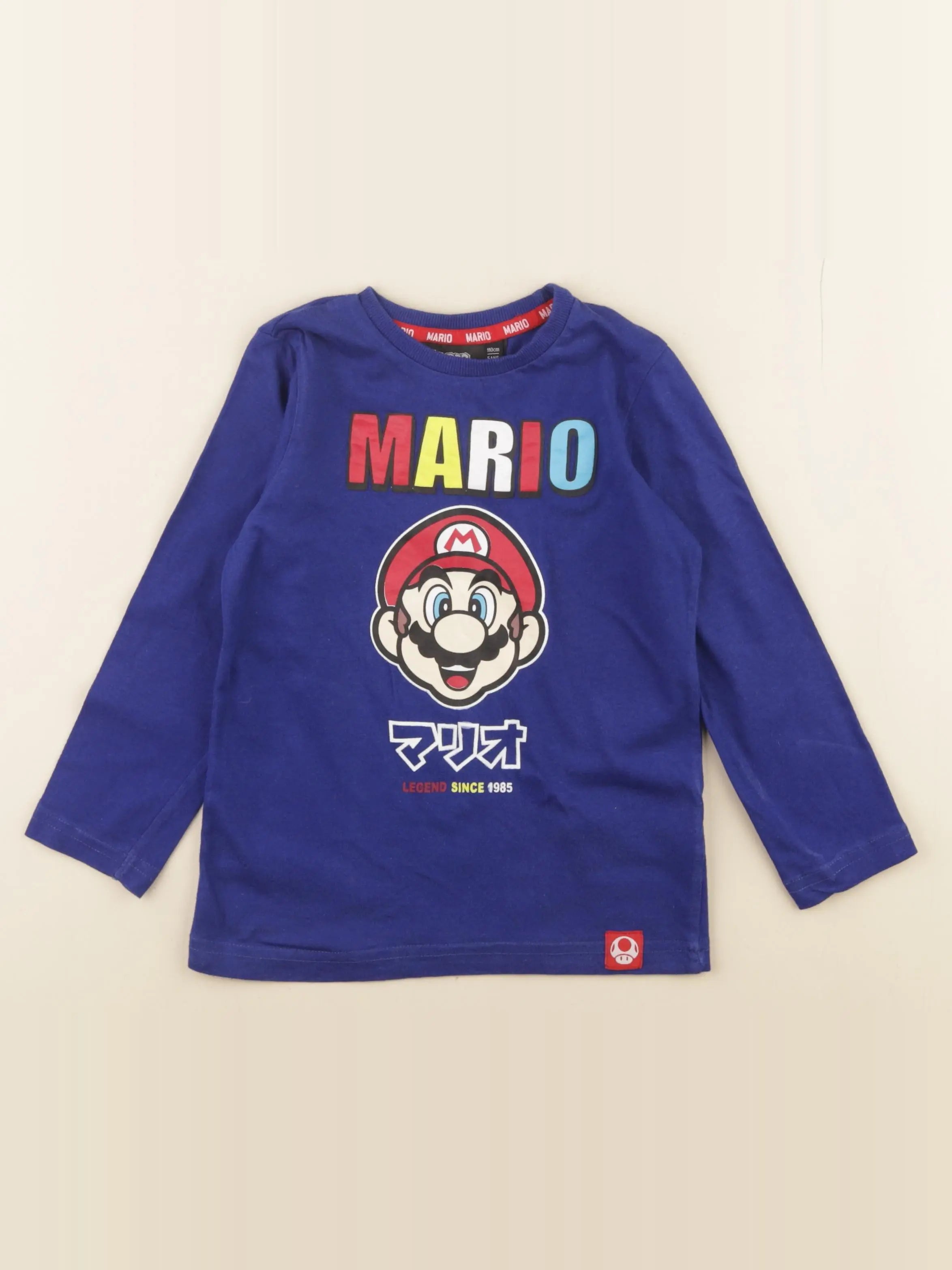 Vertbaudet - tee-shirt bleu - 5 ans