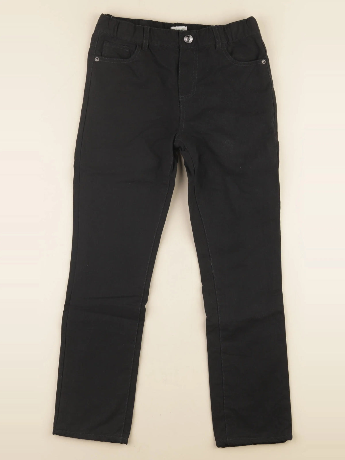 Vertbaudet - pantalon doublé noir - 10 ans