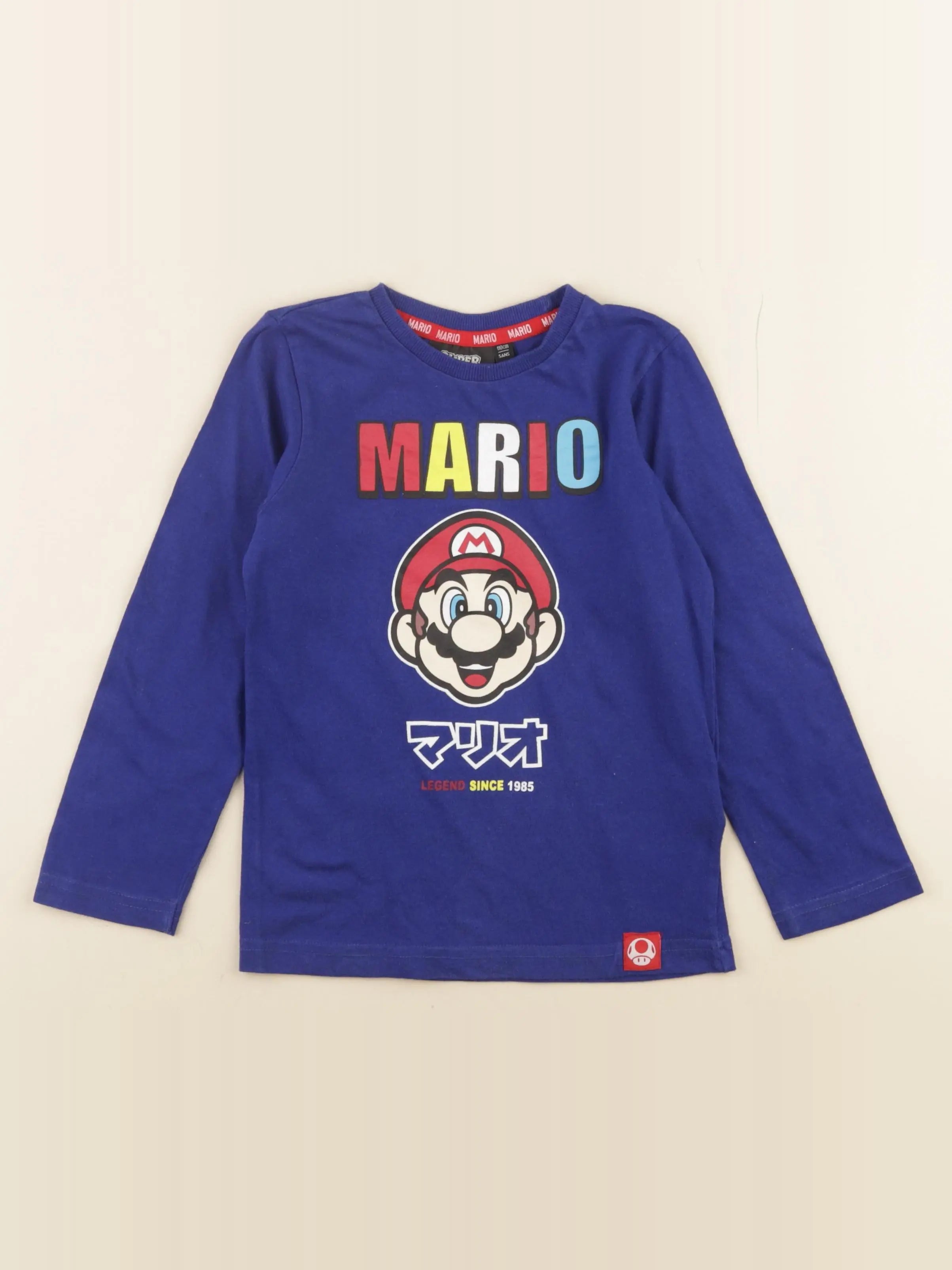 Vertbaudet - tee-shirt bleu - 5 ans