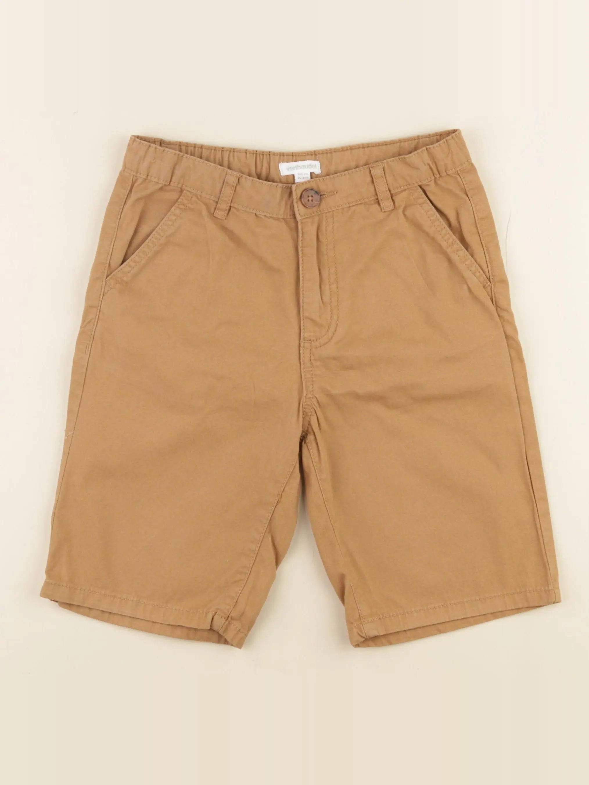 Vertbaudet - short marron - 10 ans
