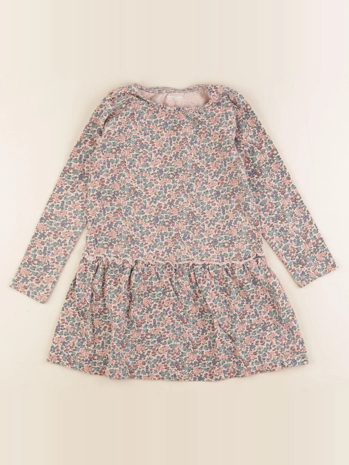 Vertbaudet - robe multicolore - 4 ans