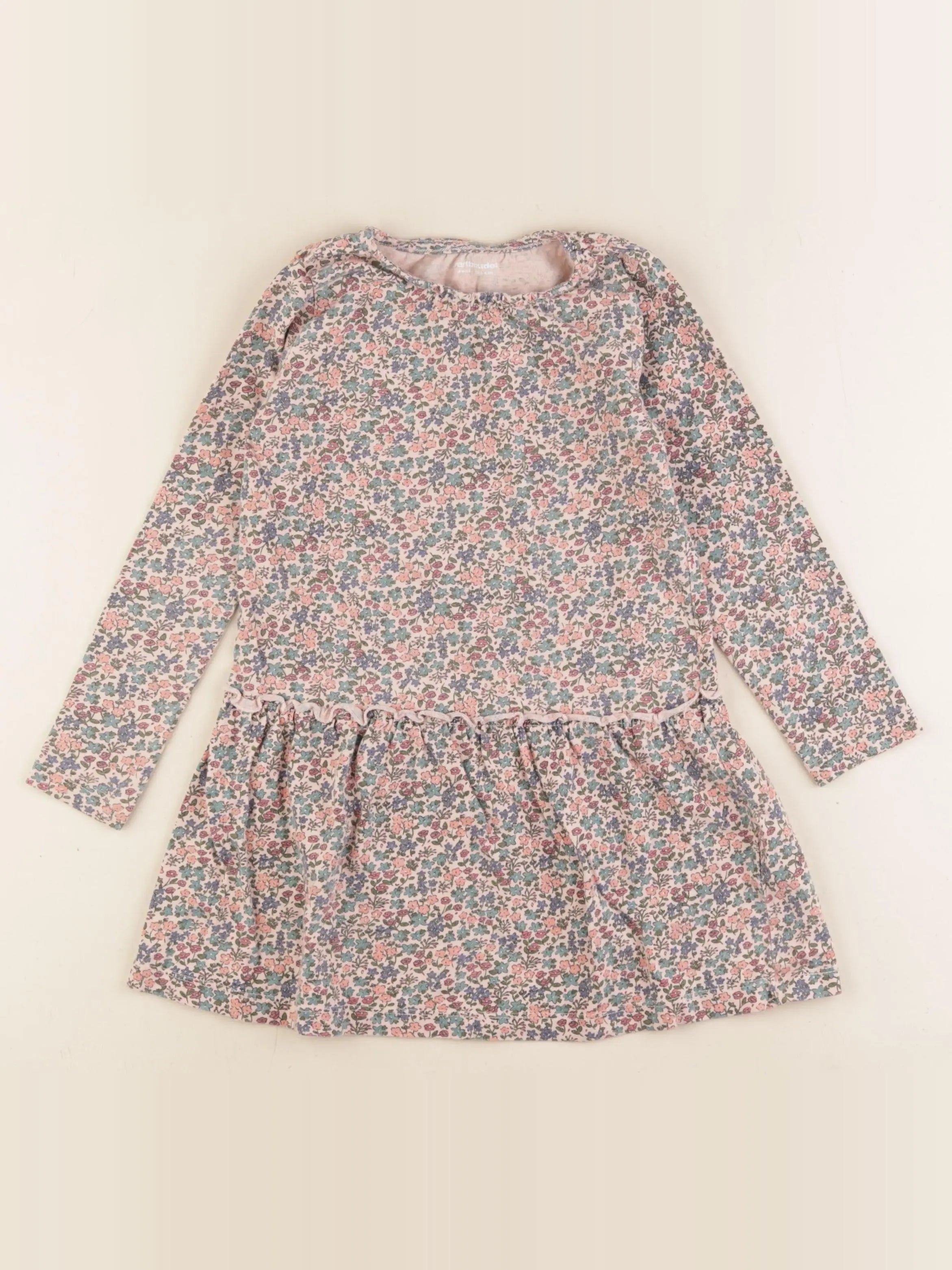 Vertbaudet - robe multicolore - 4 ans
