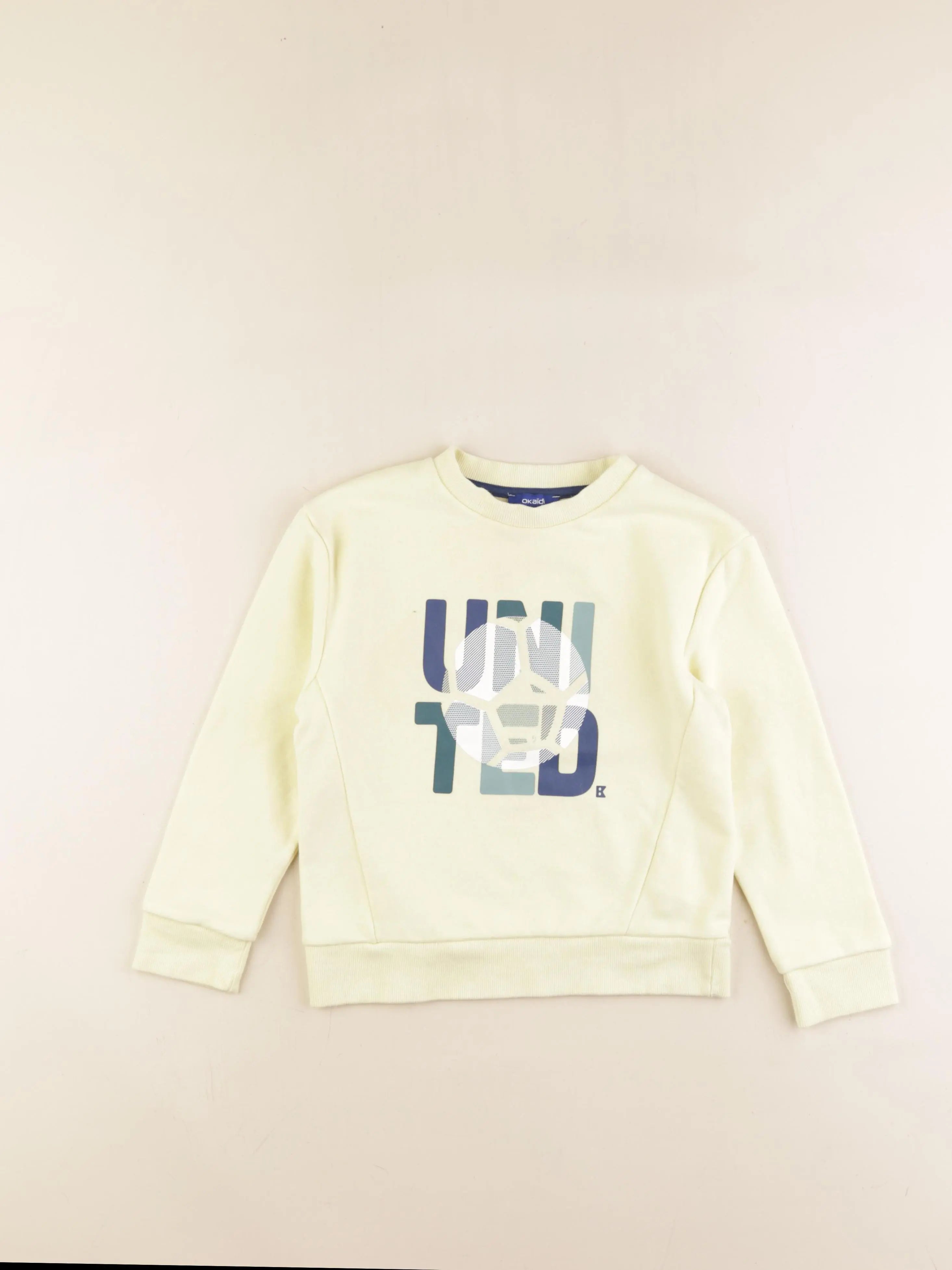 Okaidi - sweat jaune - 6 ans