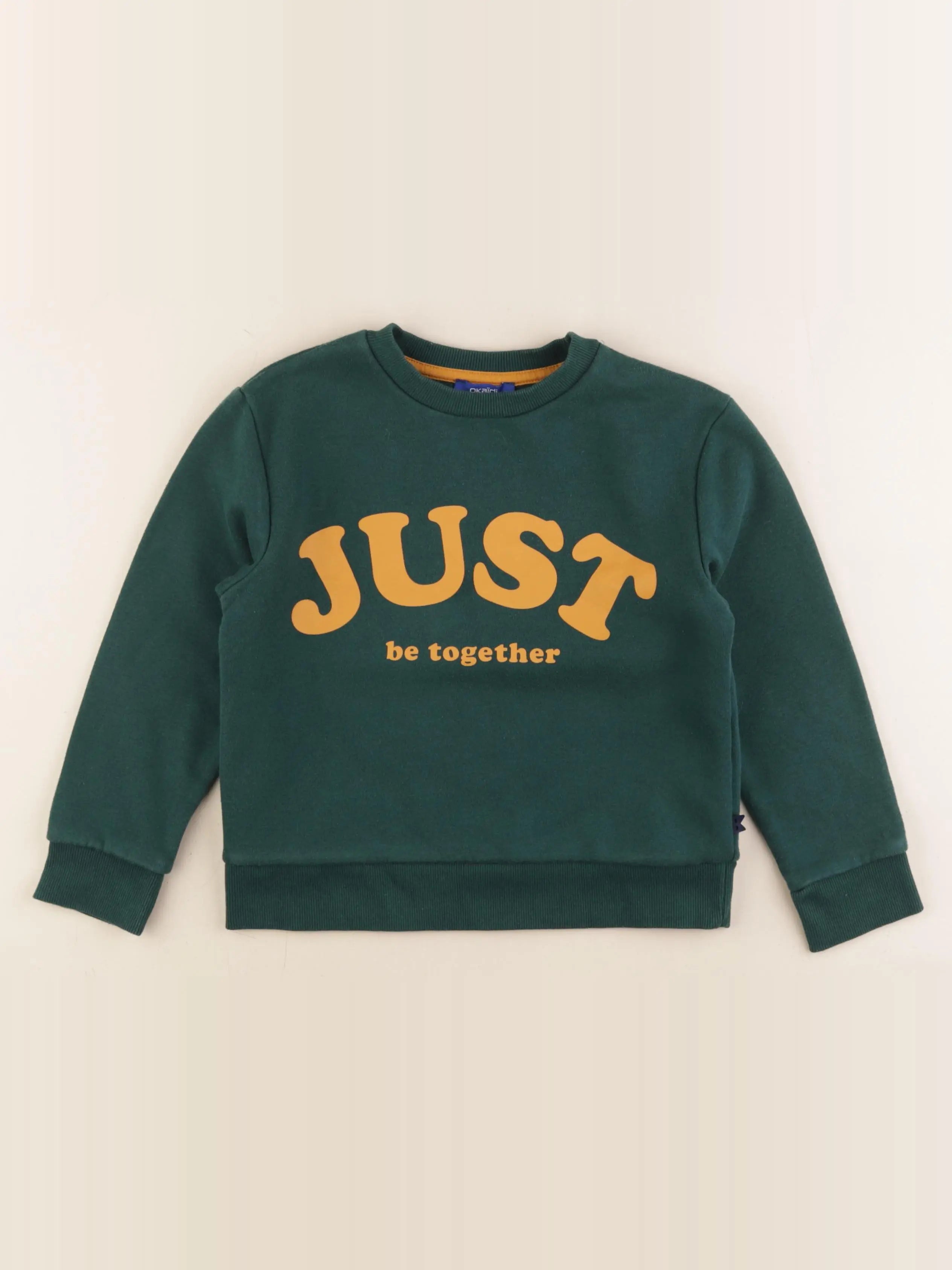 Okaidi - sweat vert - 6 ans
