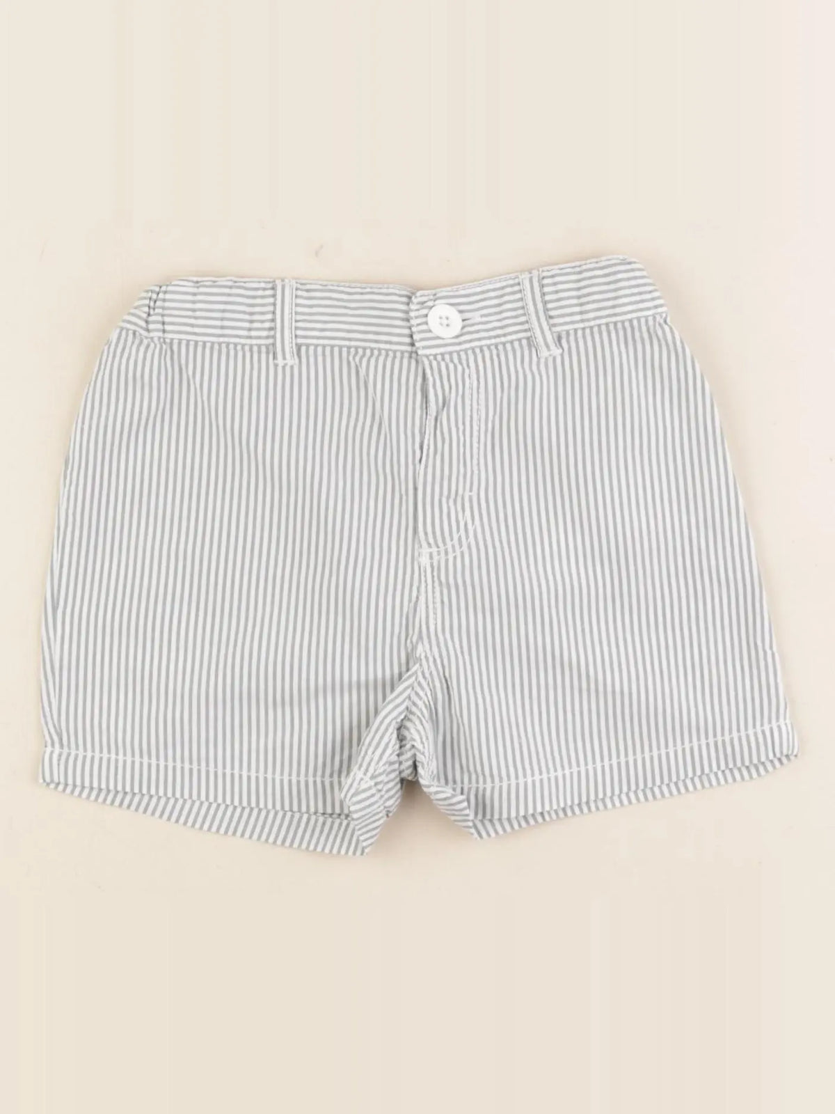 Petit Bateau - short bleu - 36 mois