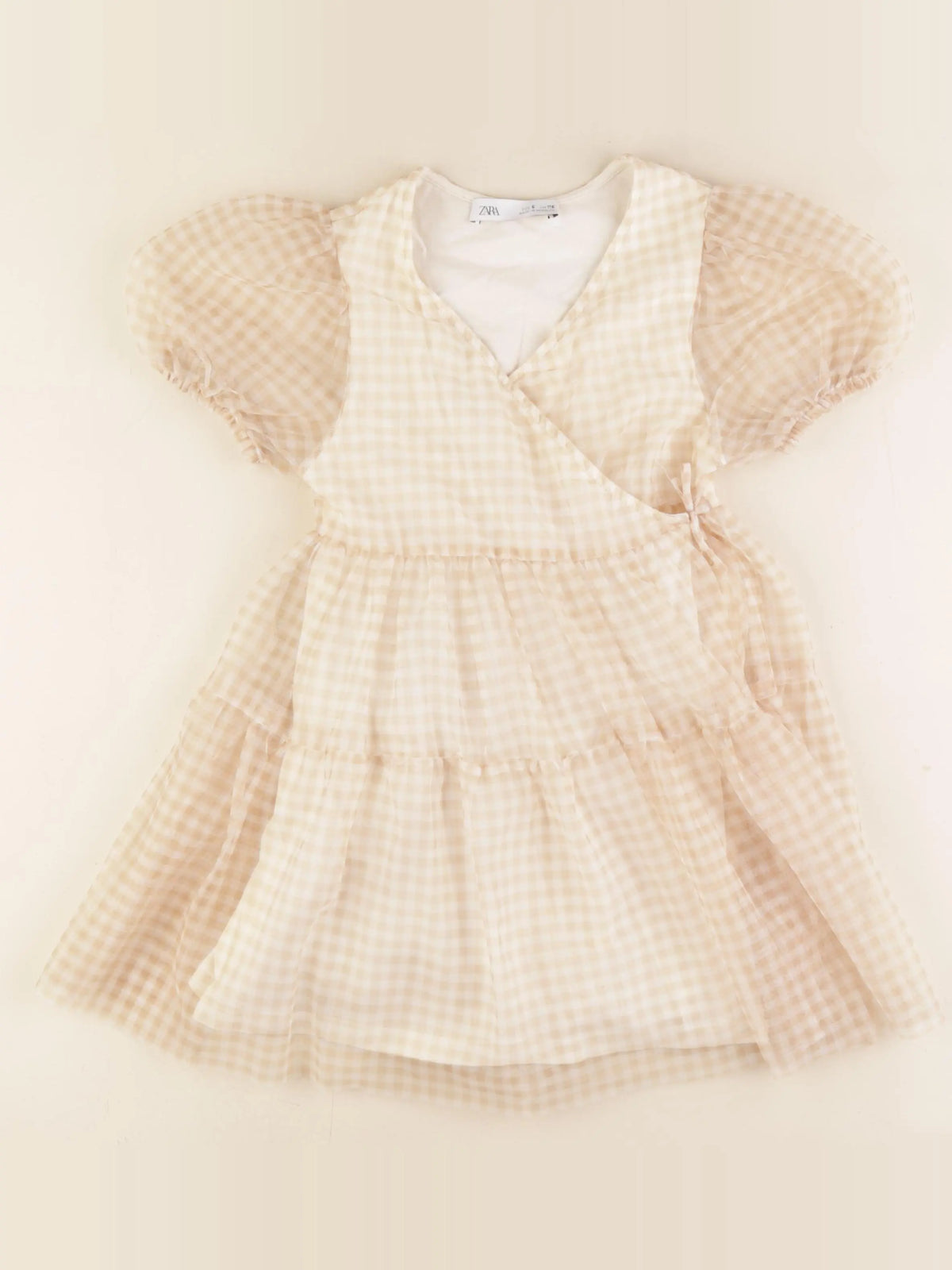 Zara - robe beige - 6 ans