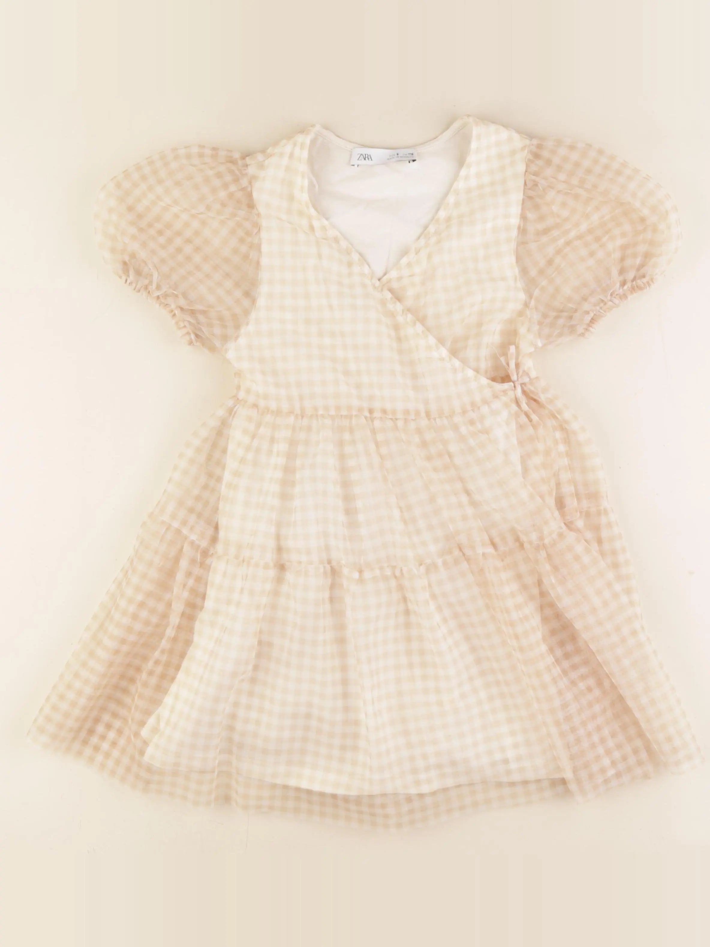 Zara - robe beige - 6 ans