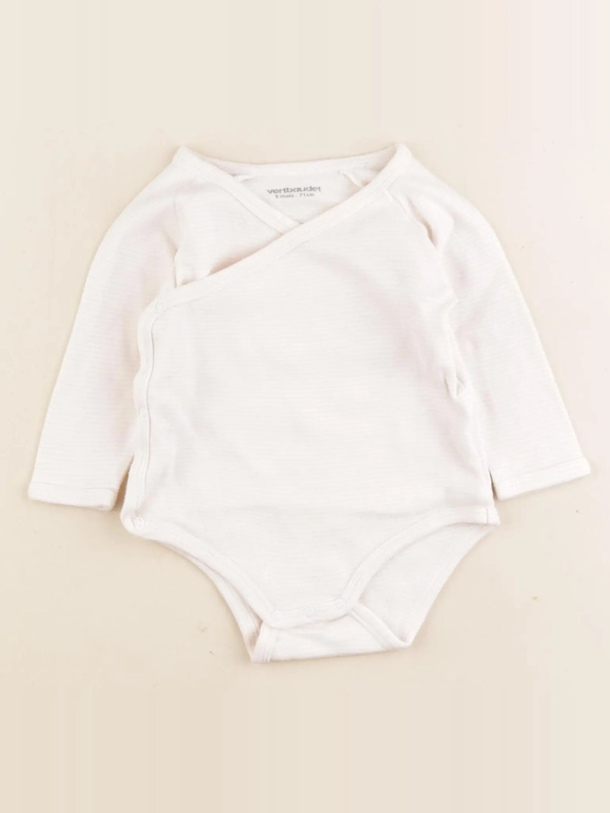 Vertbaudet - body rose - 9 mois