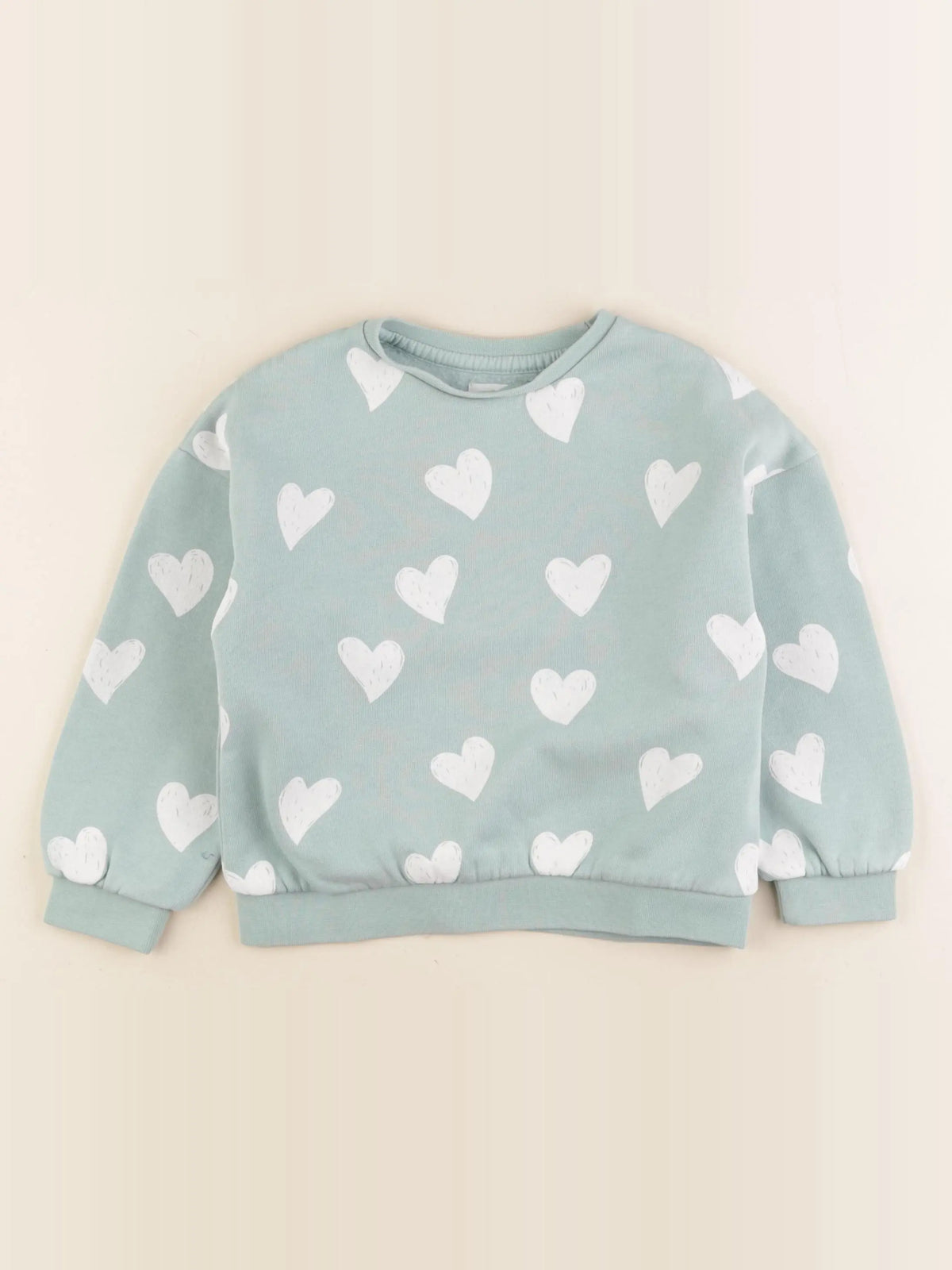 Vertbaudet - sweat vert - 6 ans