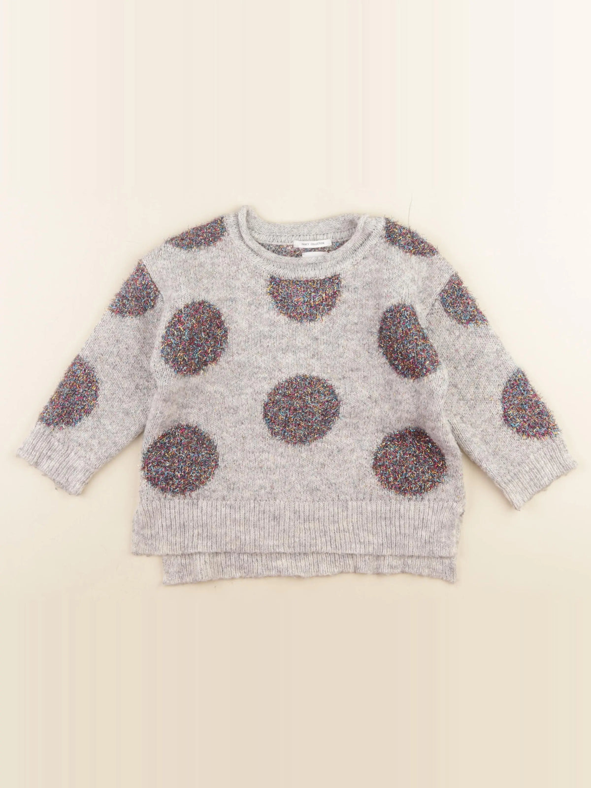 Zara - pull gris - 5 ans
