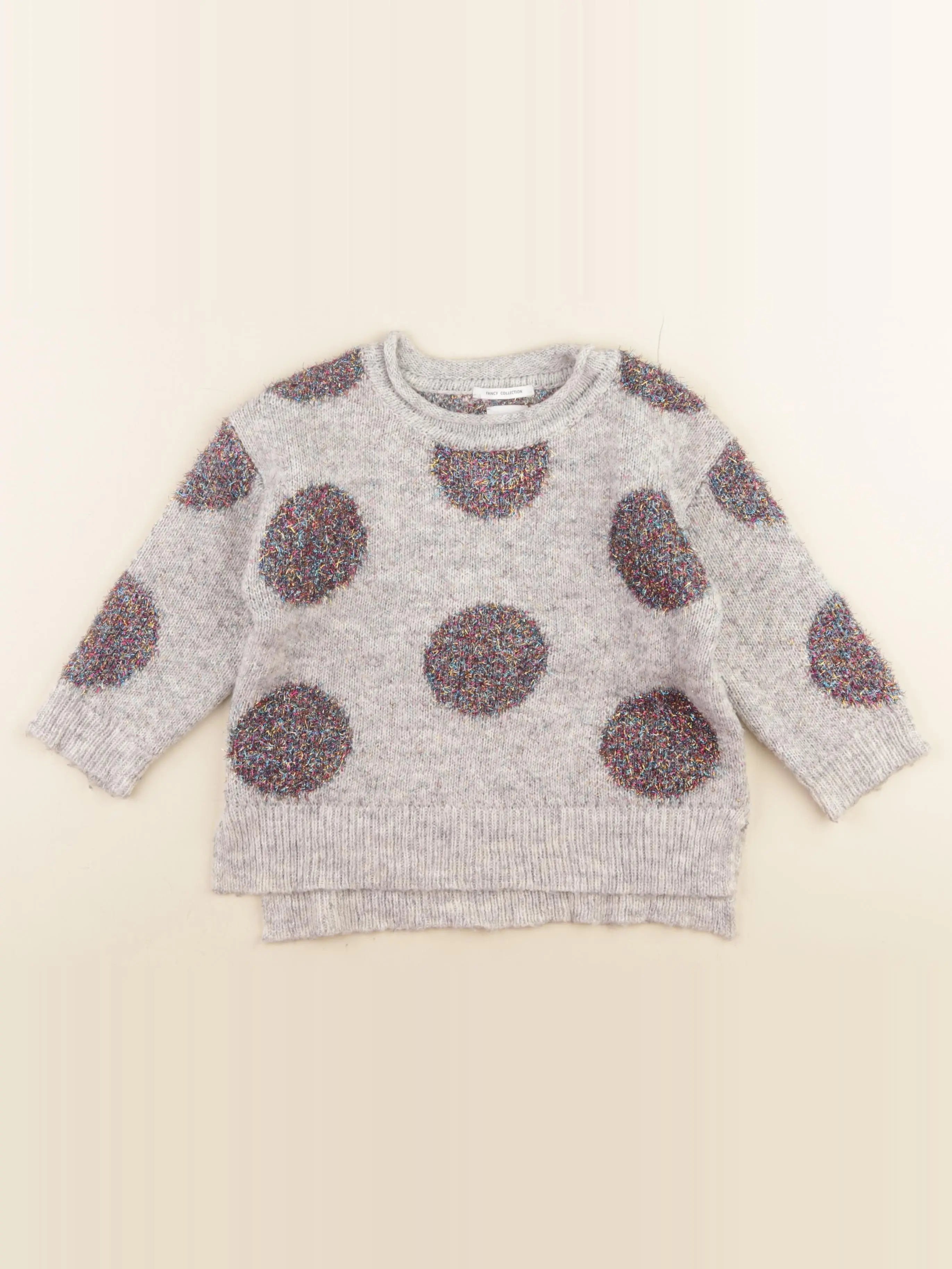 Zara - pull gris - 5 ans