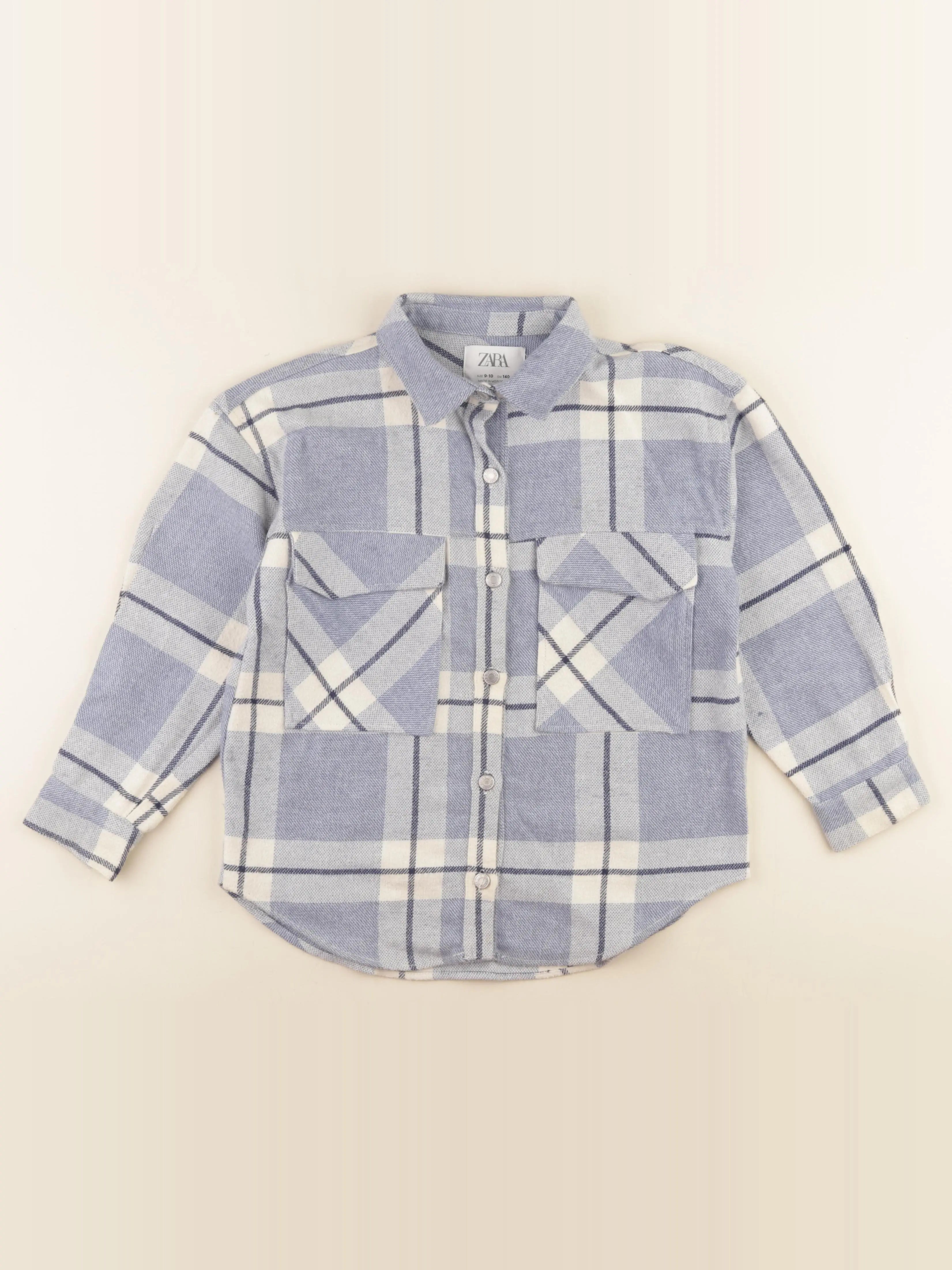 Zara - chemise bleu - 9/10 ans