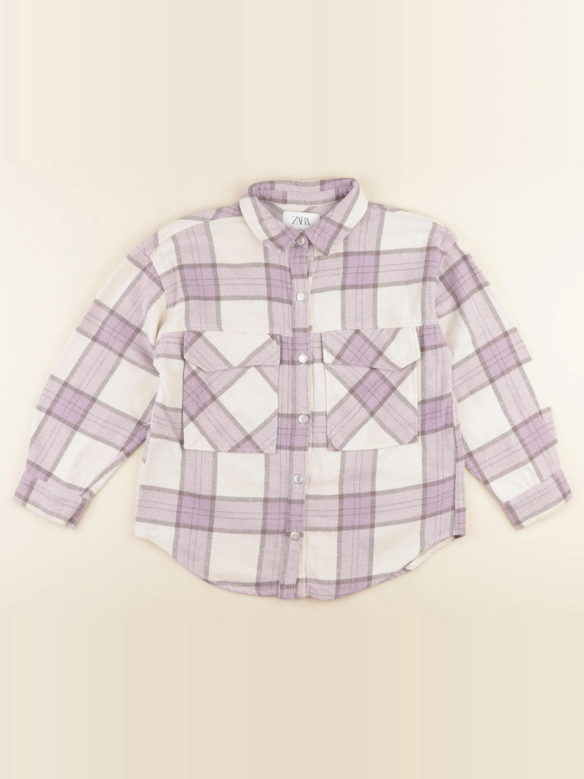 Zara - chemise violet - 9/10 ans