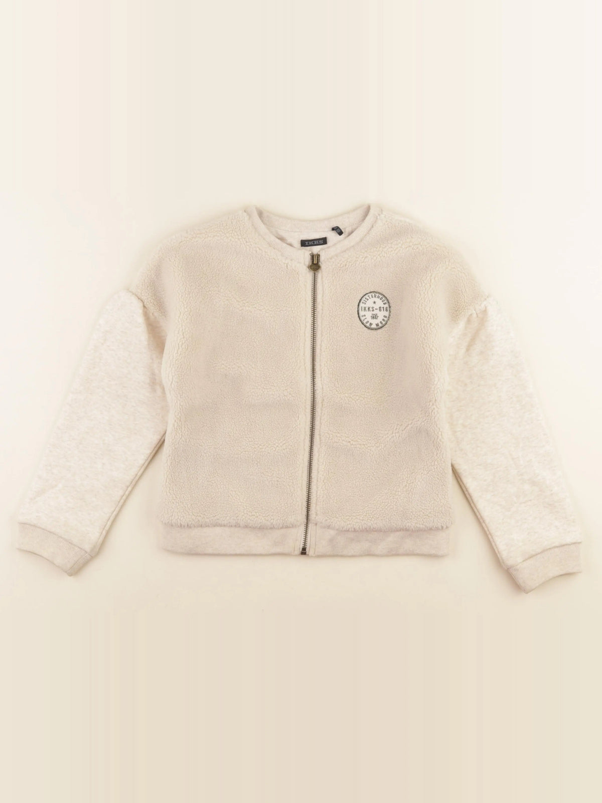 IKKS - sweat beige - 10 ans