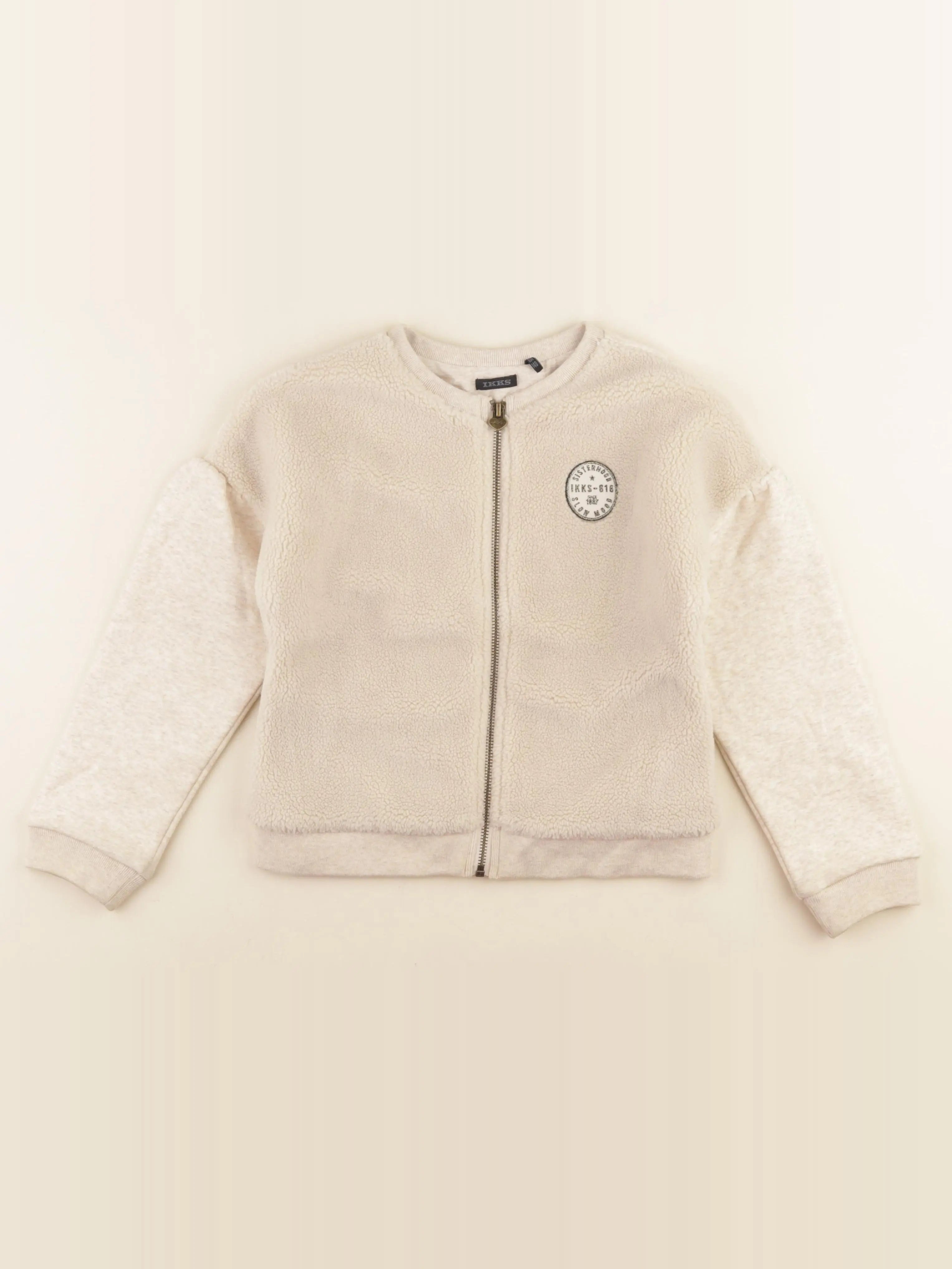 IKKS - sweat beige - 10 ans