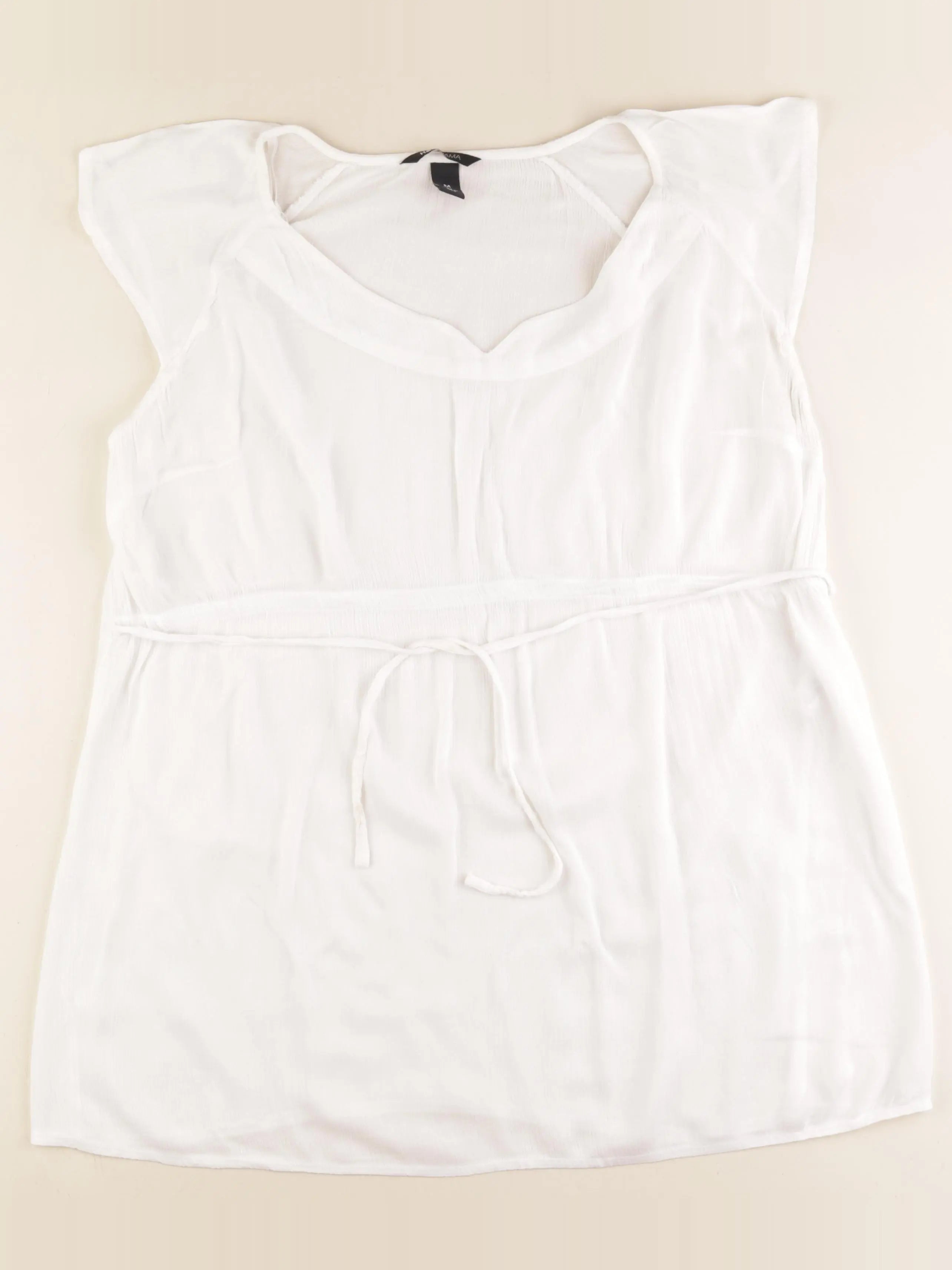 H&M - blouse grossesse blanc - m