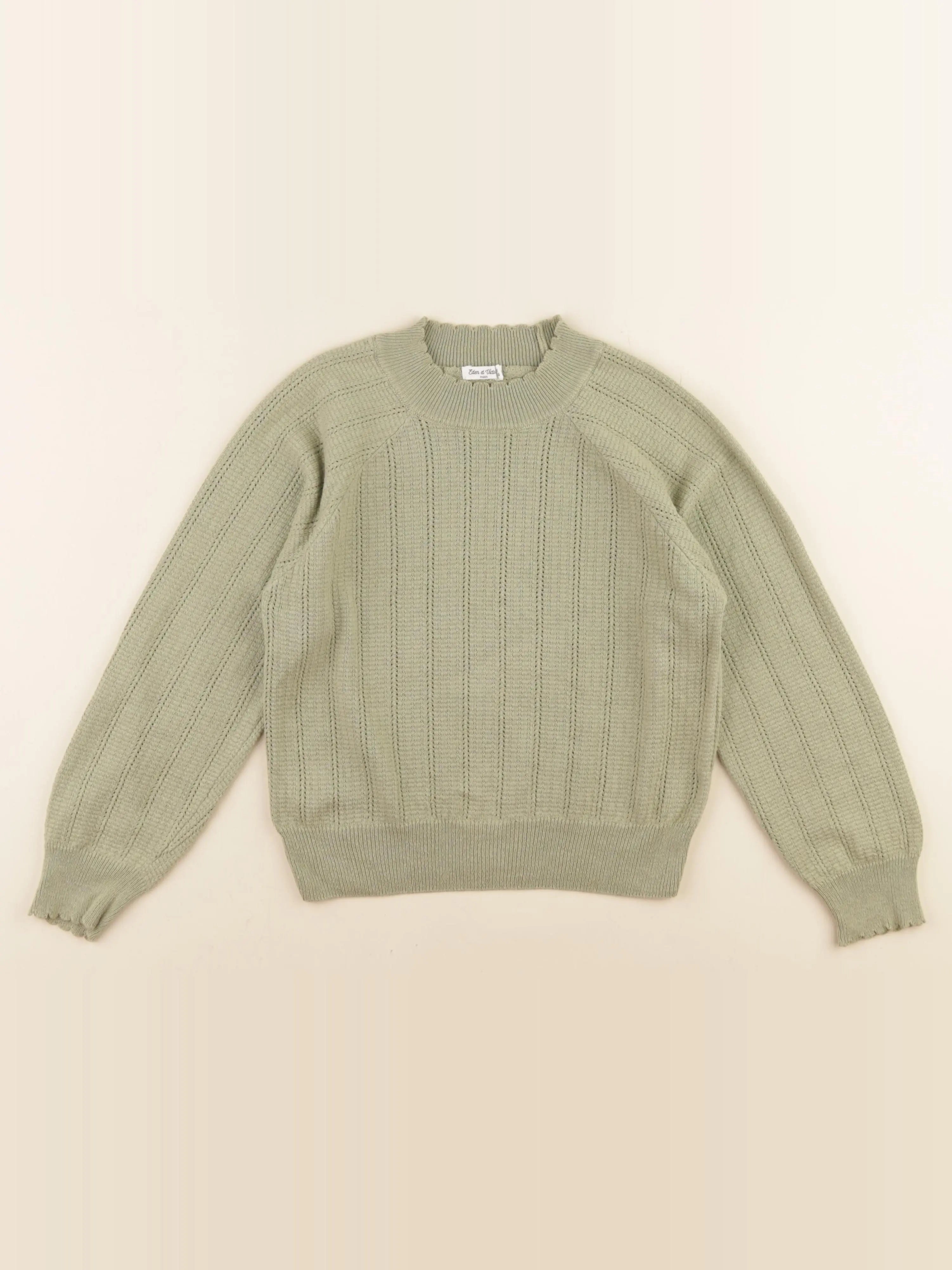 Eden & Victor - pull vert - 10 ans