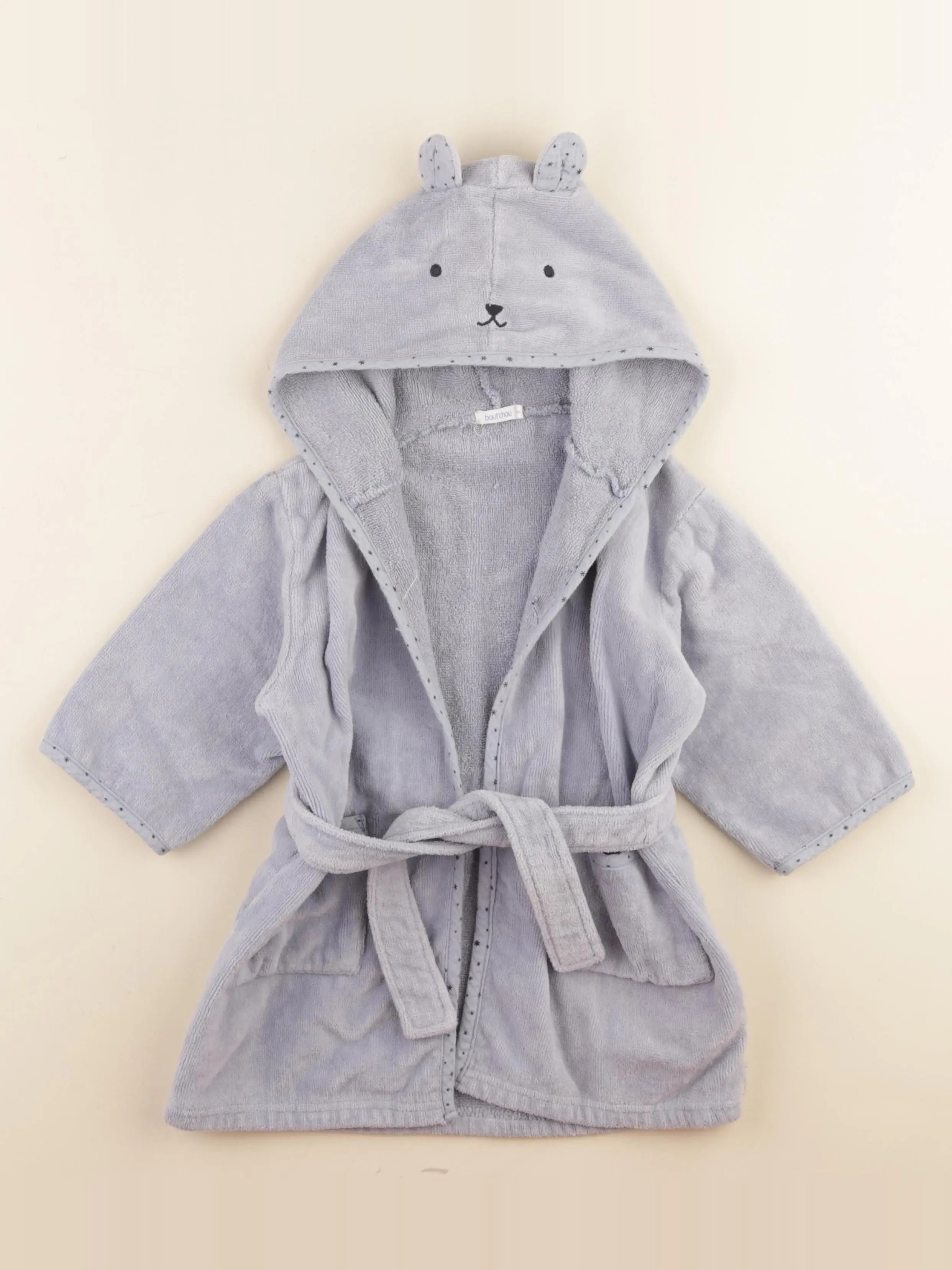 Boutchou - peignoir bleu - 12/18 mois