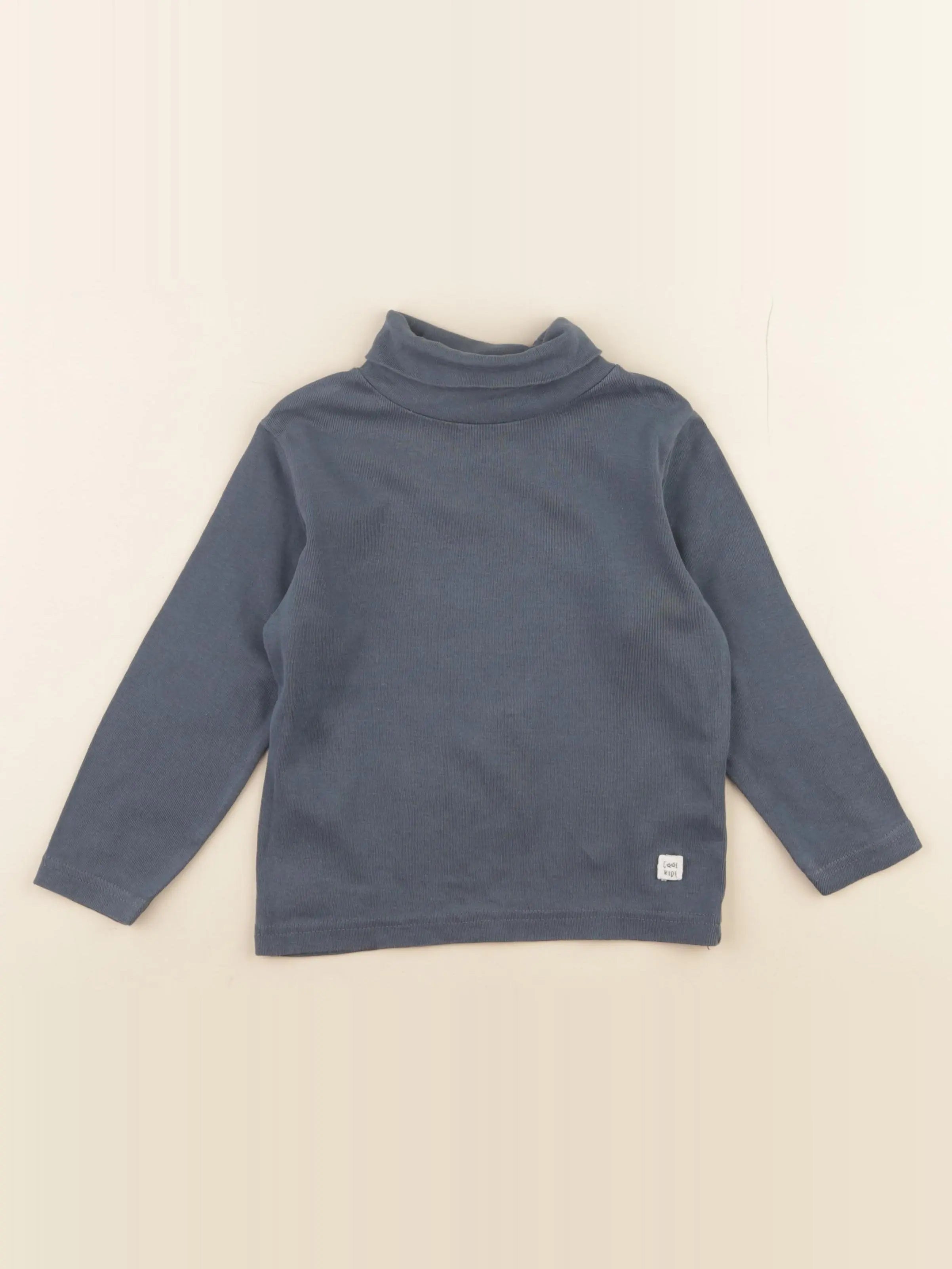 Vertbaudet - sous-pull bleu - 4 ans