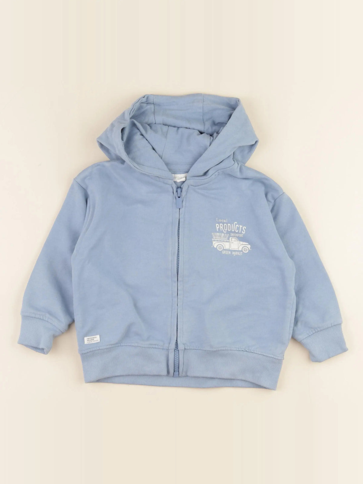 Vertbaudet - sweat bleu - 3 ans