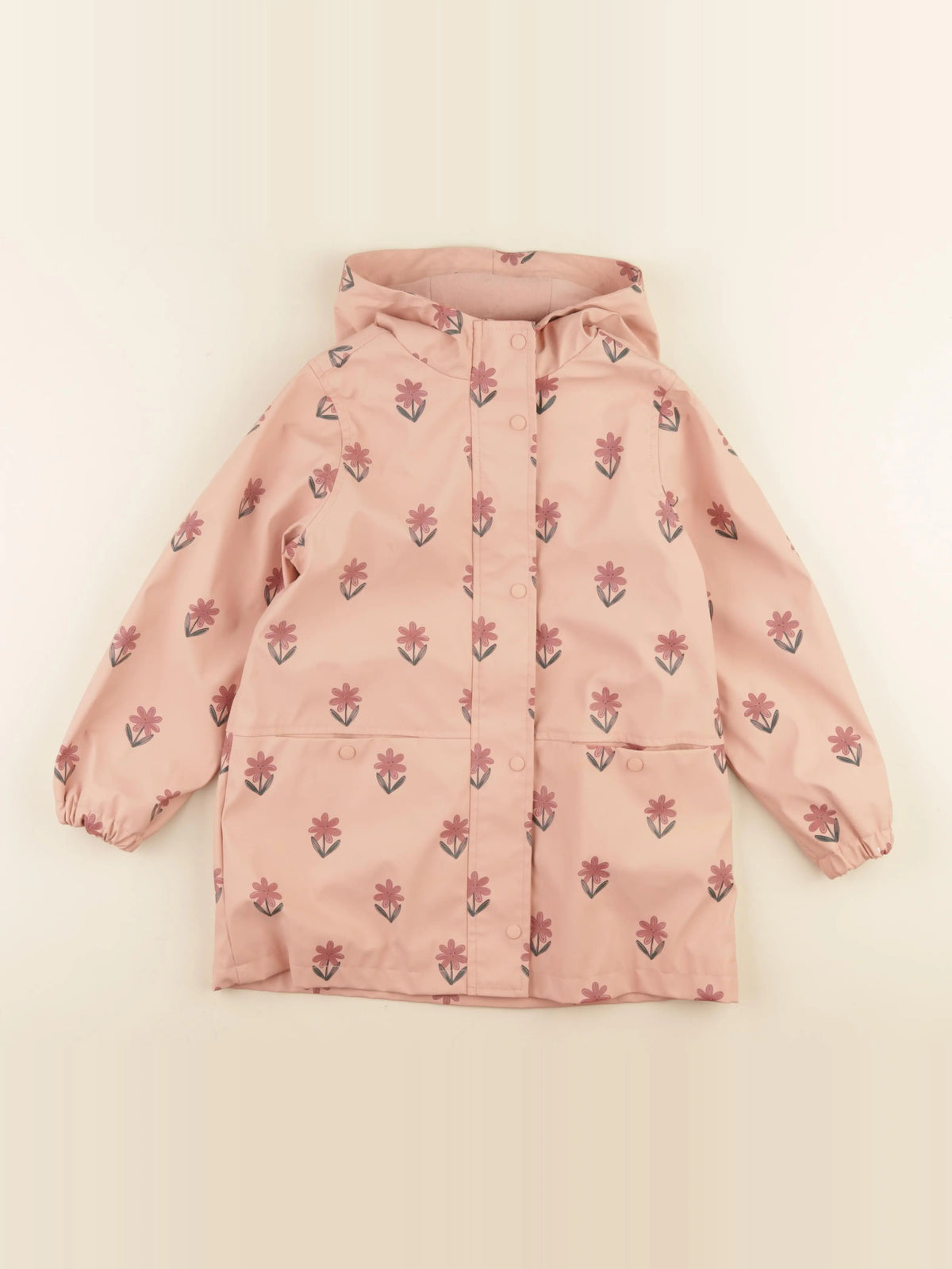 Vertbaudet - imperméable rose - 8 ans