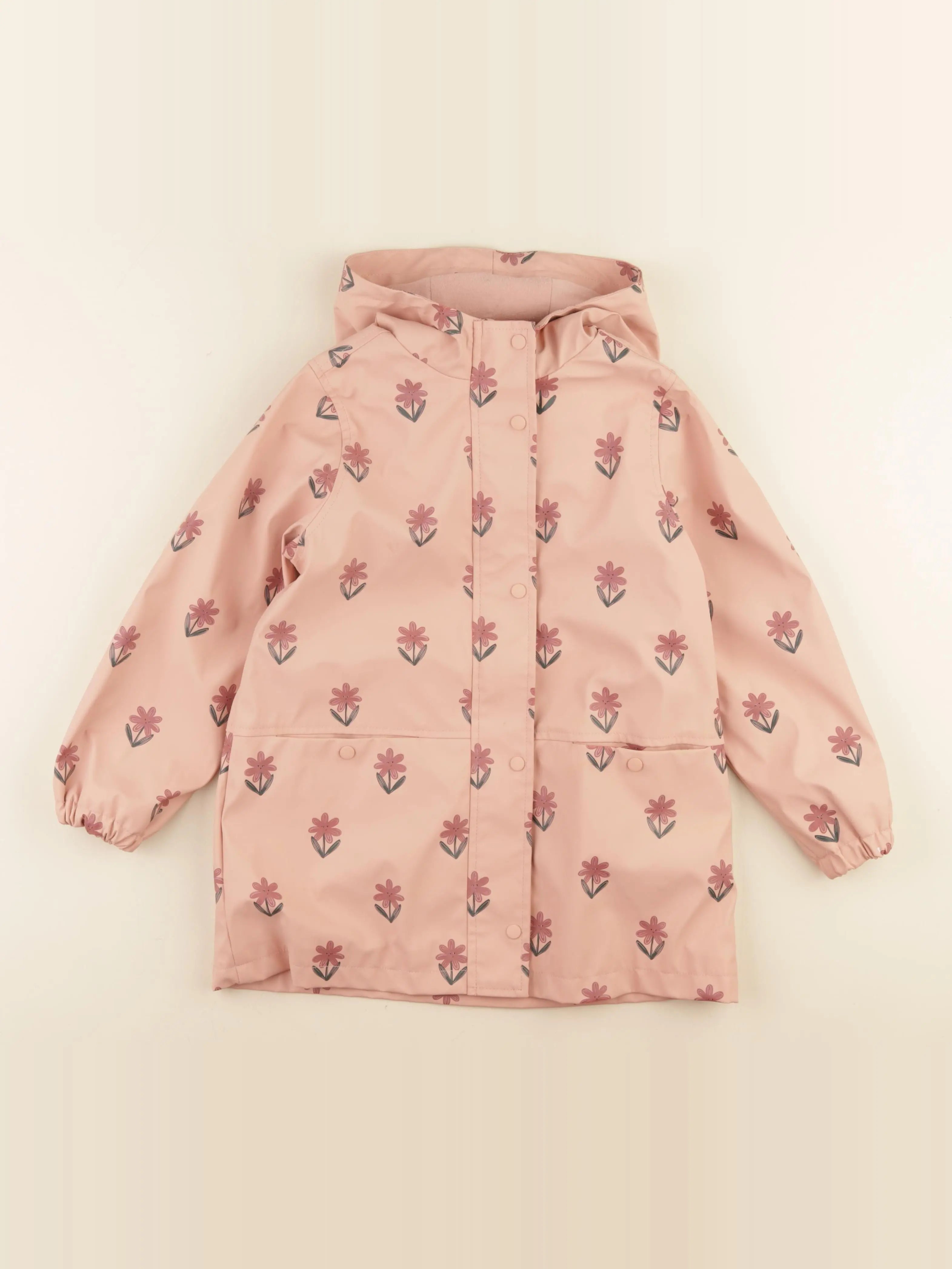 Vertbaudet - imperméable rose - 8 ans
