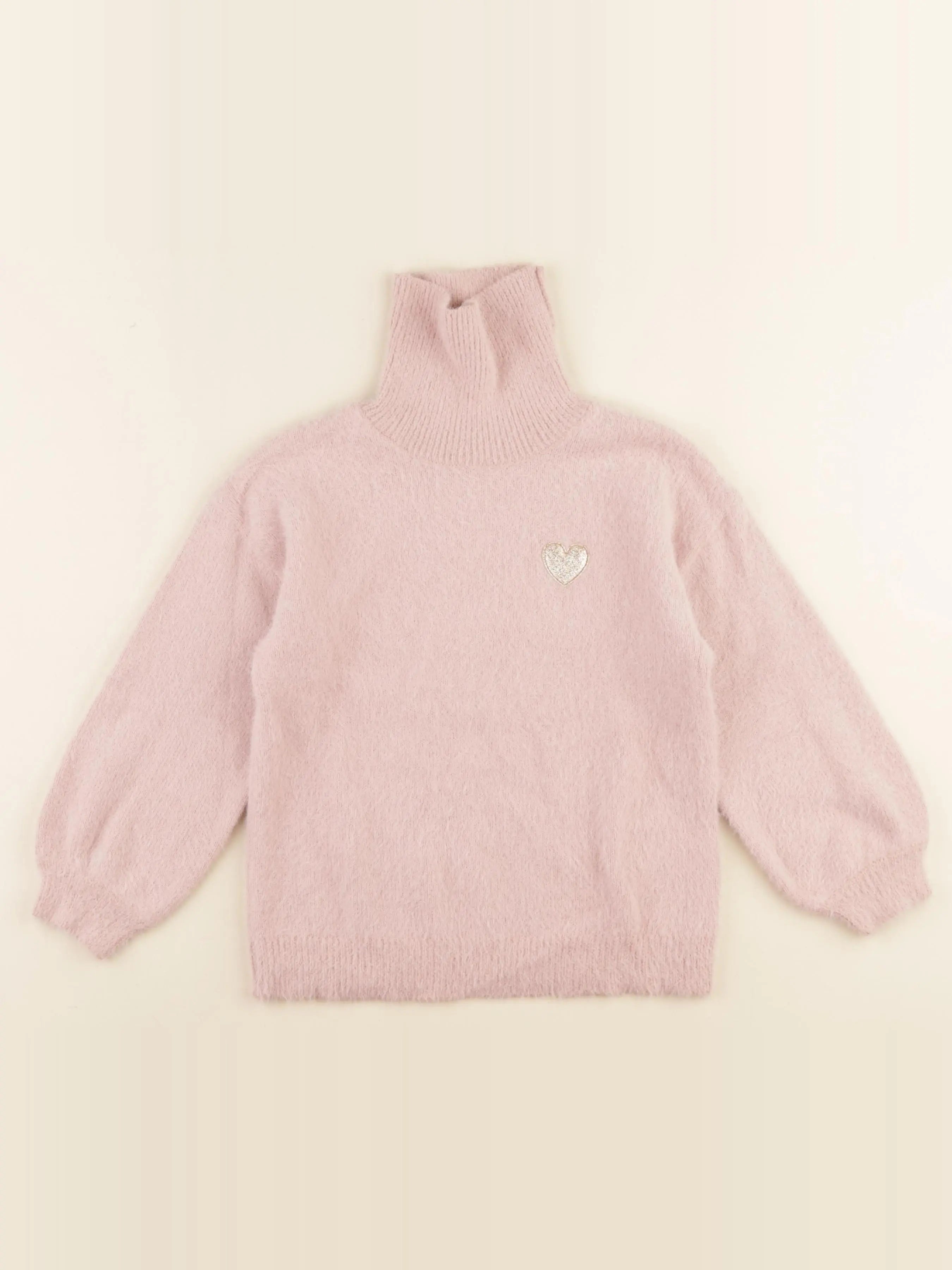 Vertbaudet - pull rose - 6 ans