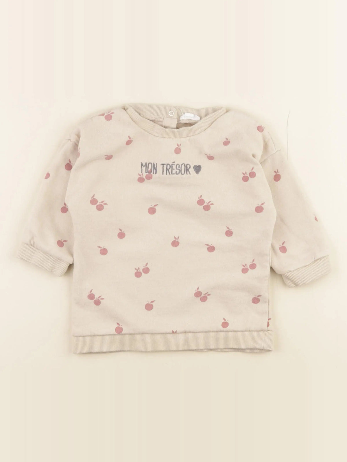 Vertbaudet - robe beige - 18 mois