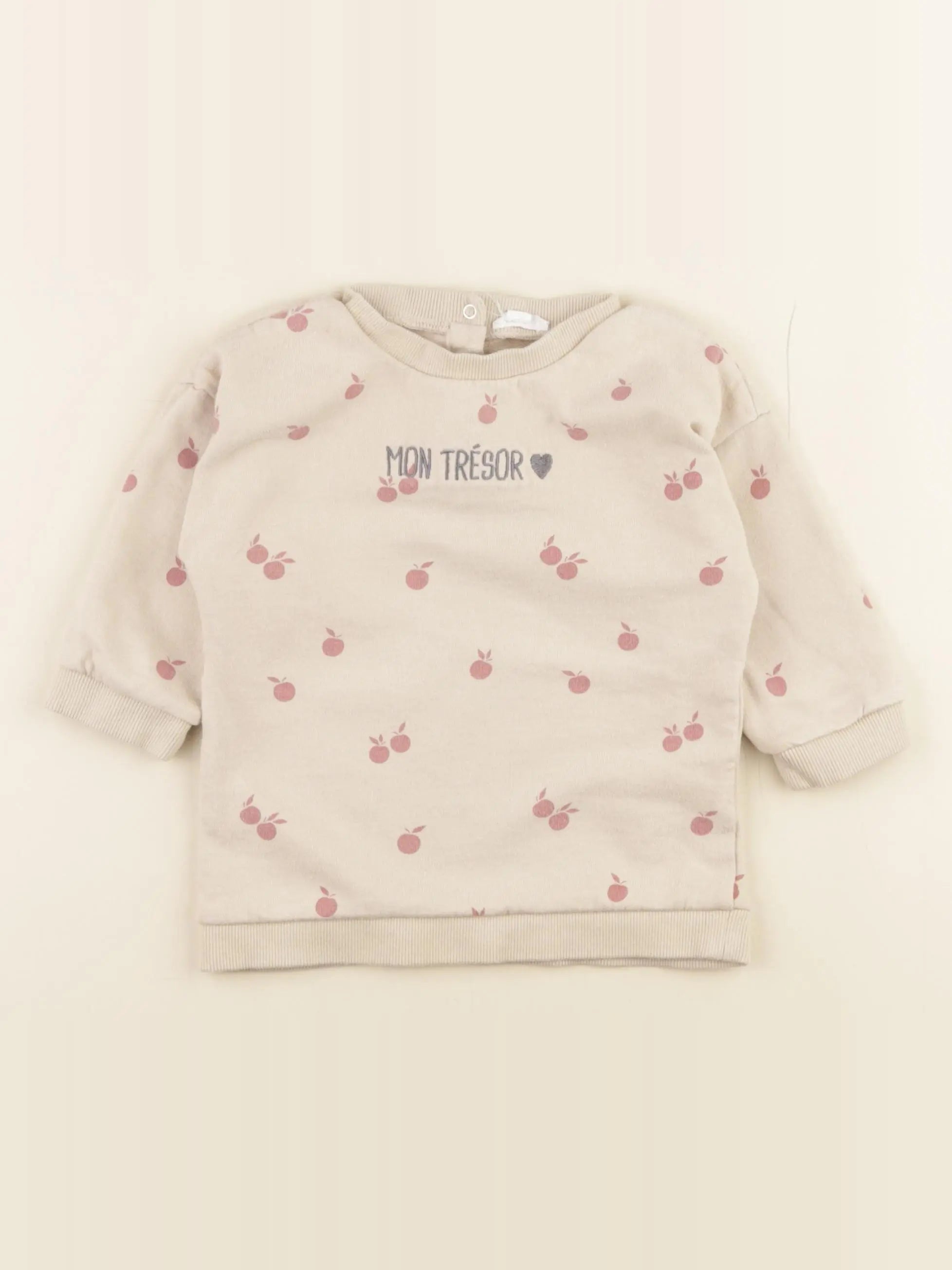 Vertbaudet - robe beige - 18 mois
