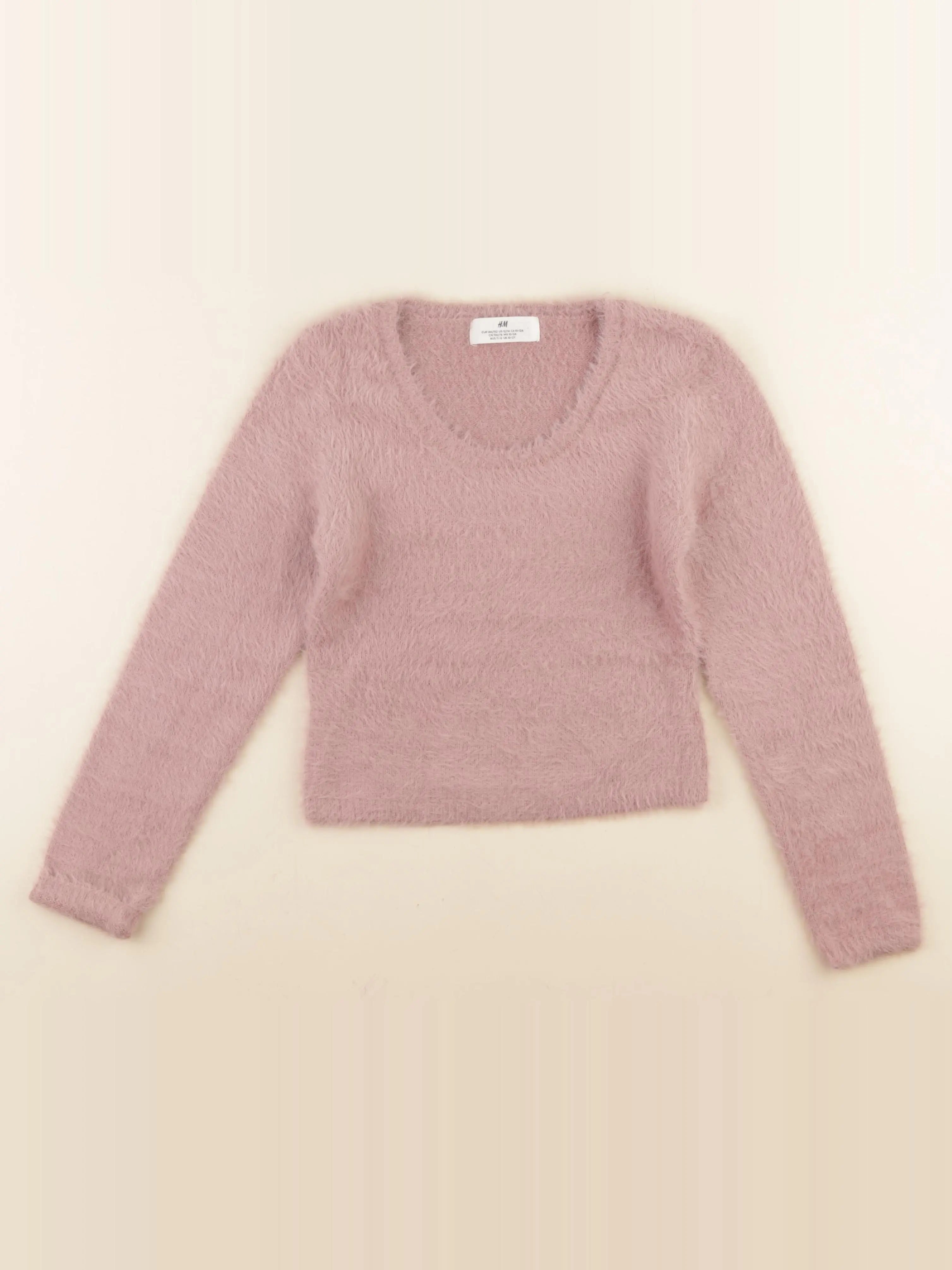 H&M - pull rose - 10/12 ans