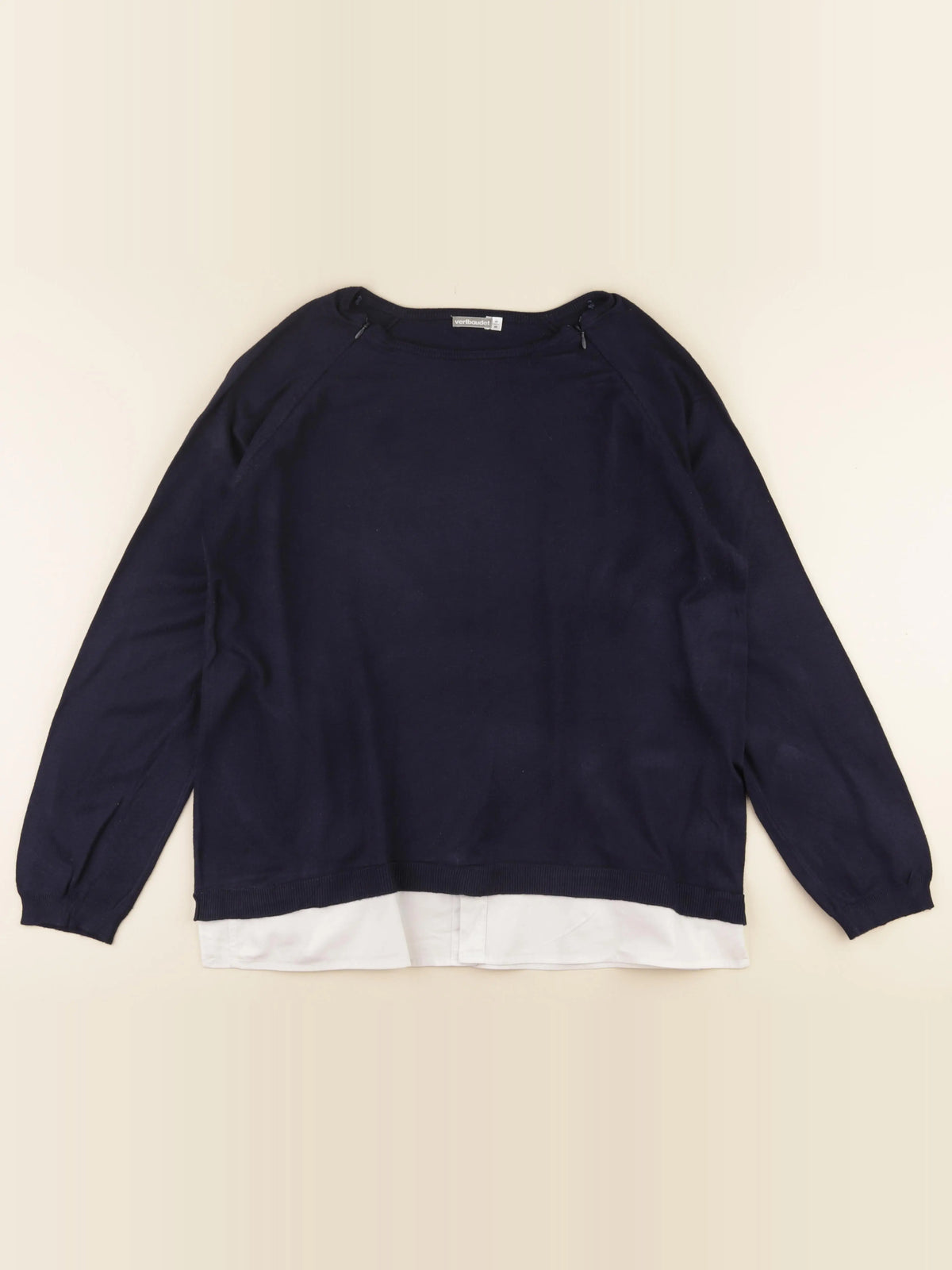 Vertbaudet - pull grossesse bleu - 46 à 48