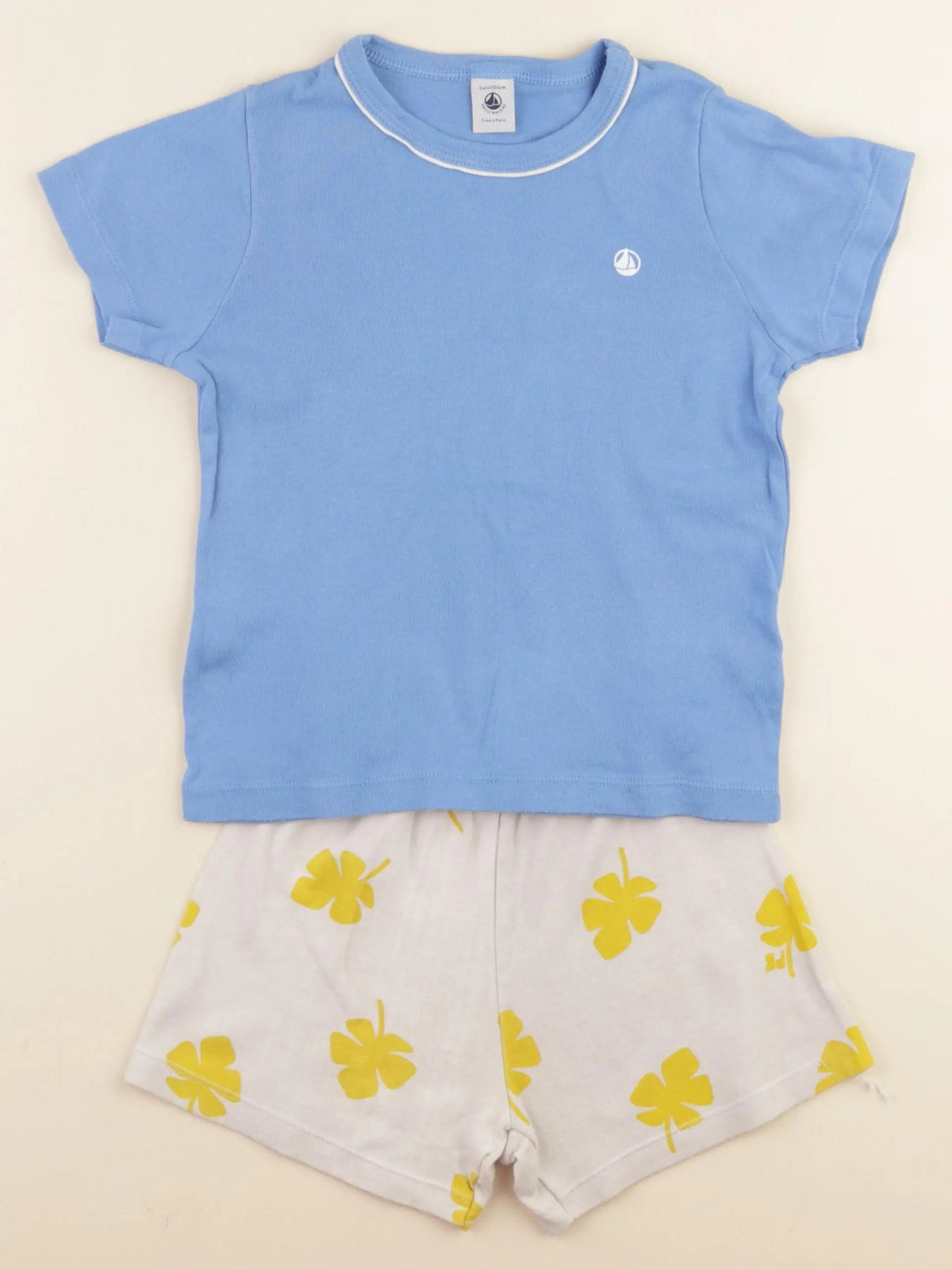 Petit Bateau - pyjama bleu - 4 ans