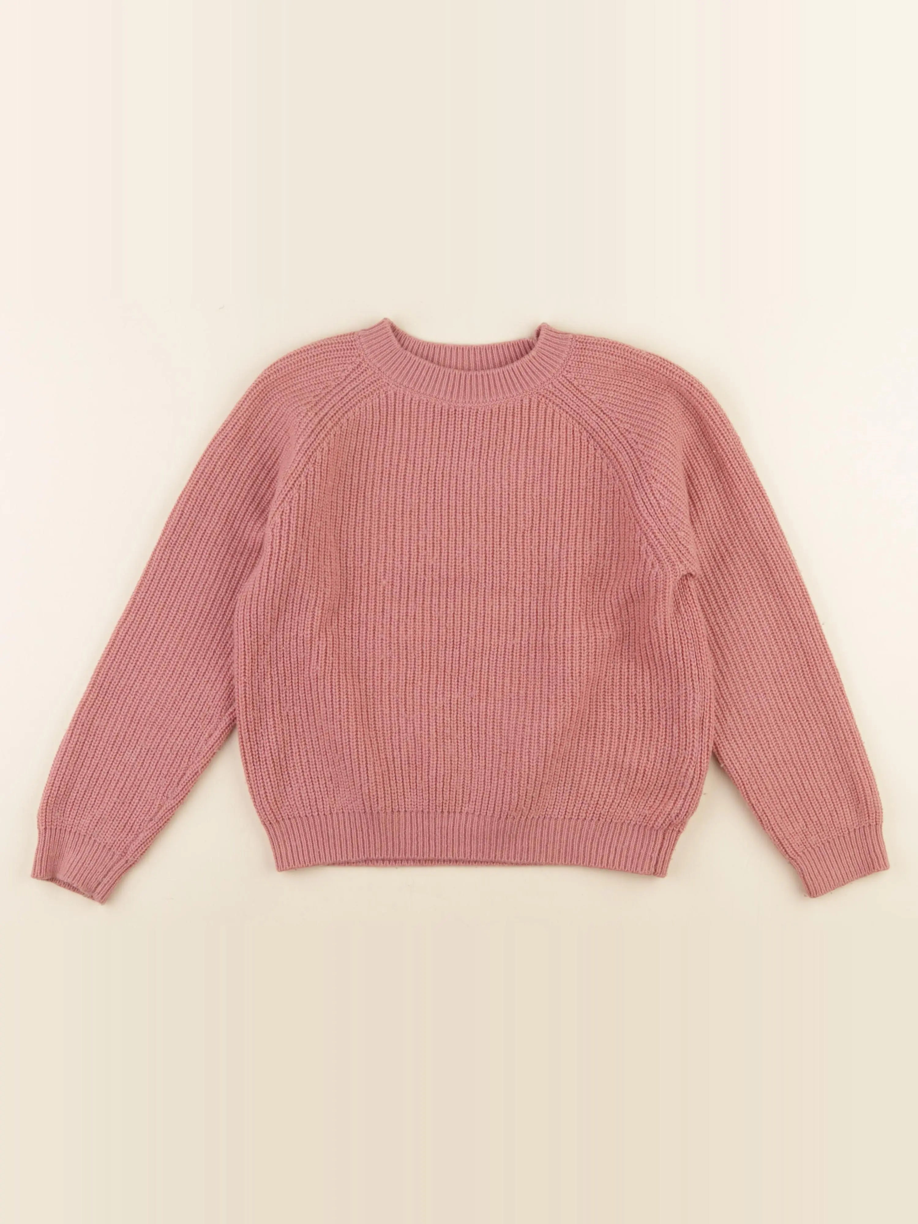 Monoprix - pull rose - 10 ans