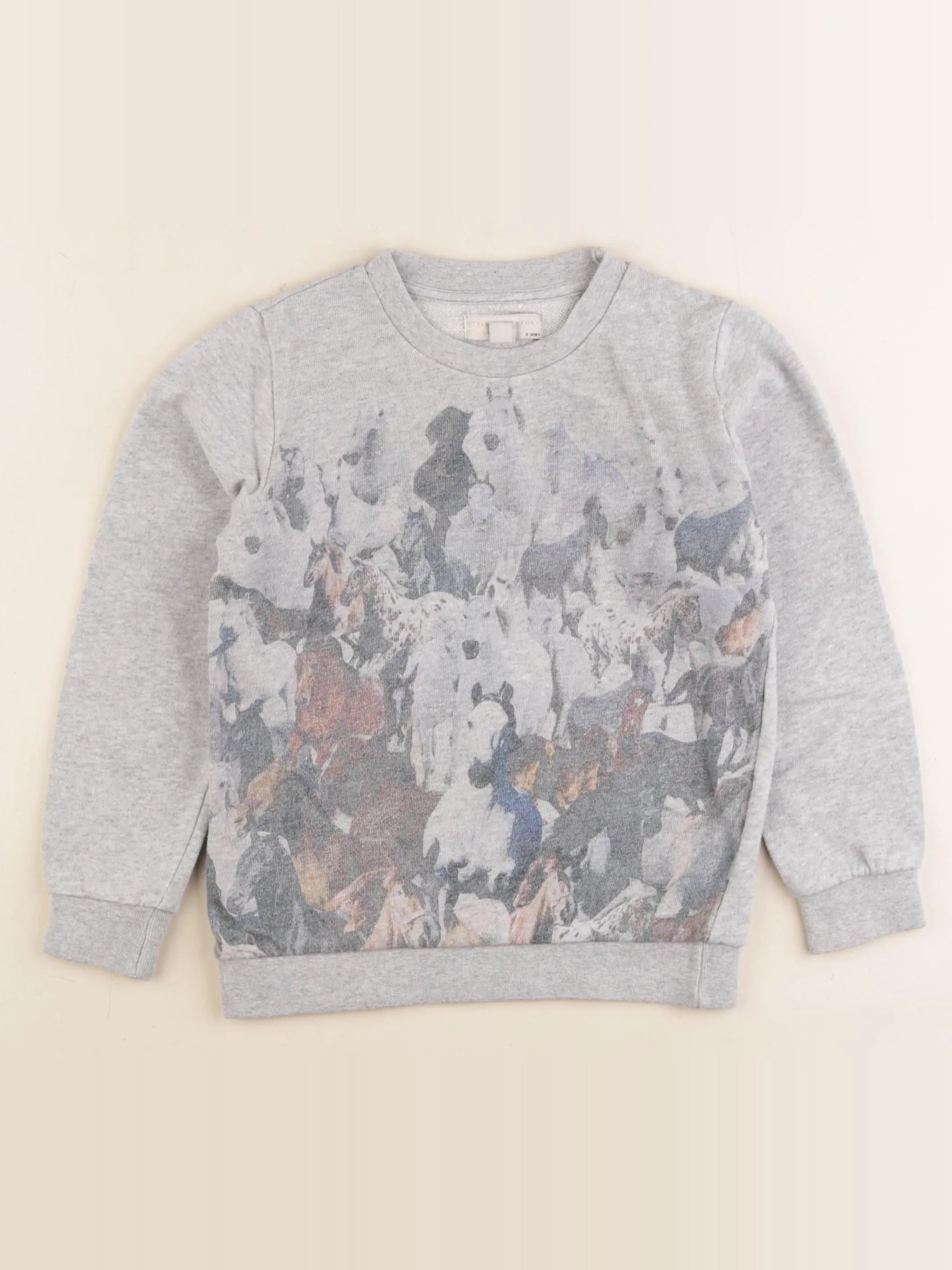 Stella McCartney Kids - sweat gris - 6 ans