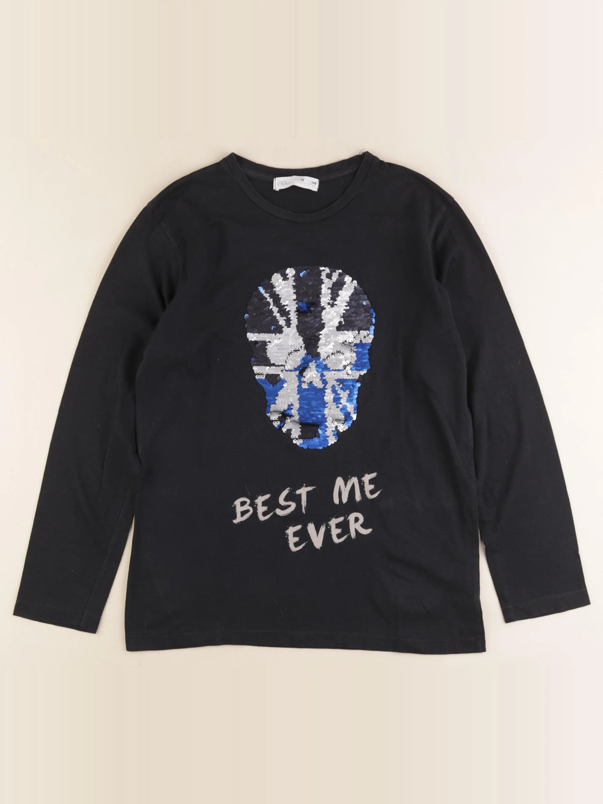 Zara - tee-shirt noir - 10 ans