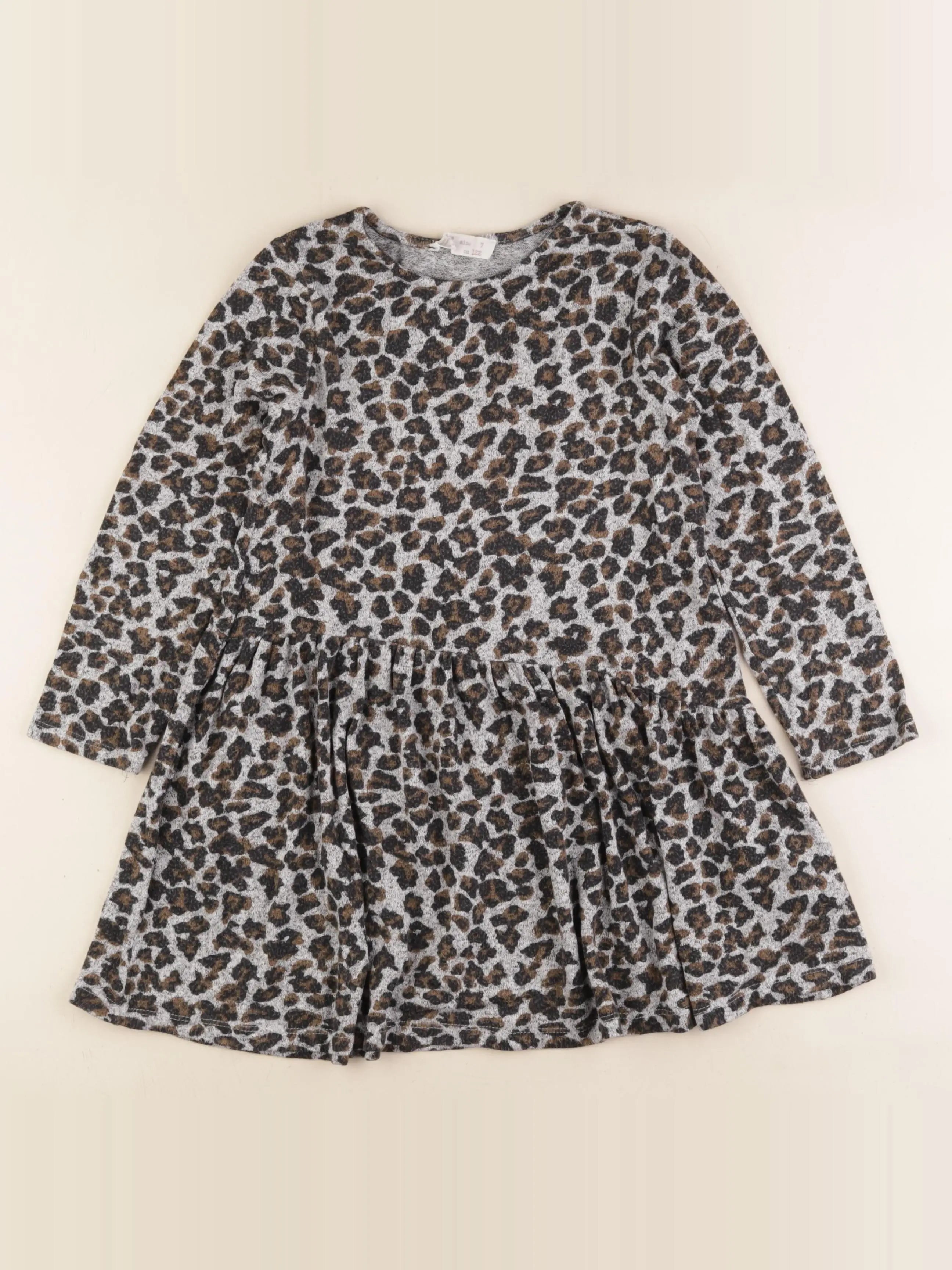 Zara - robe gris - 7 ans