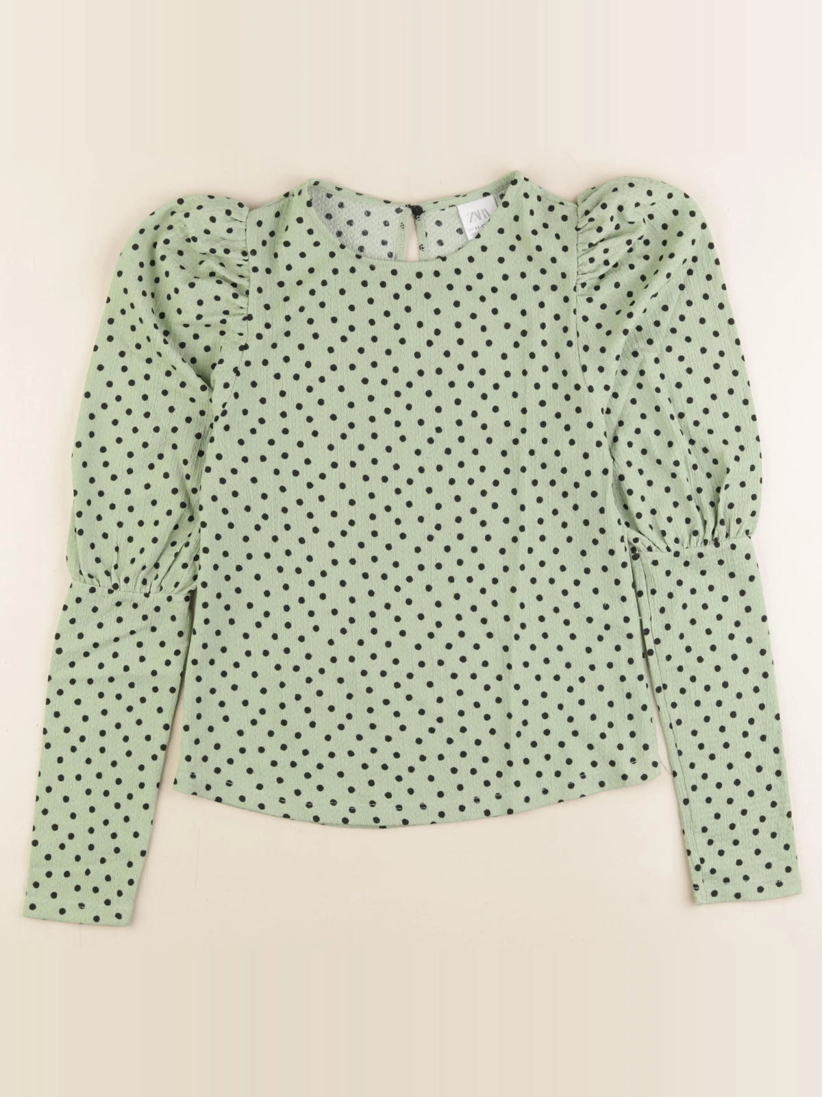 Zara - blouse vert - 11/12 ans