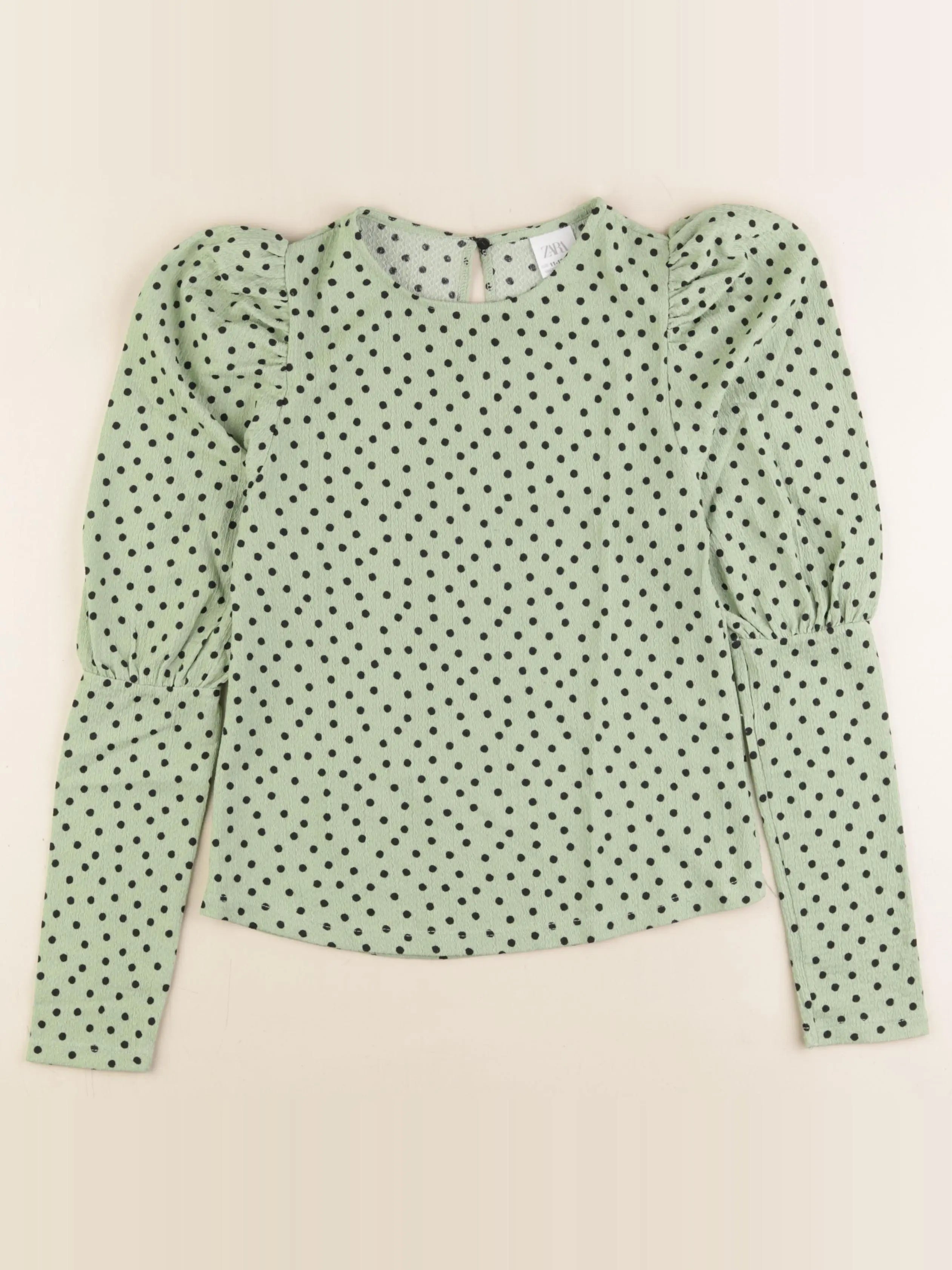 Zara - blouse vert - 11/12 ans