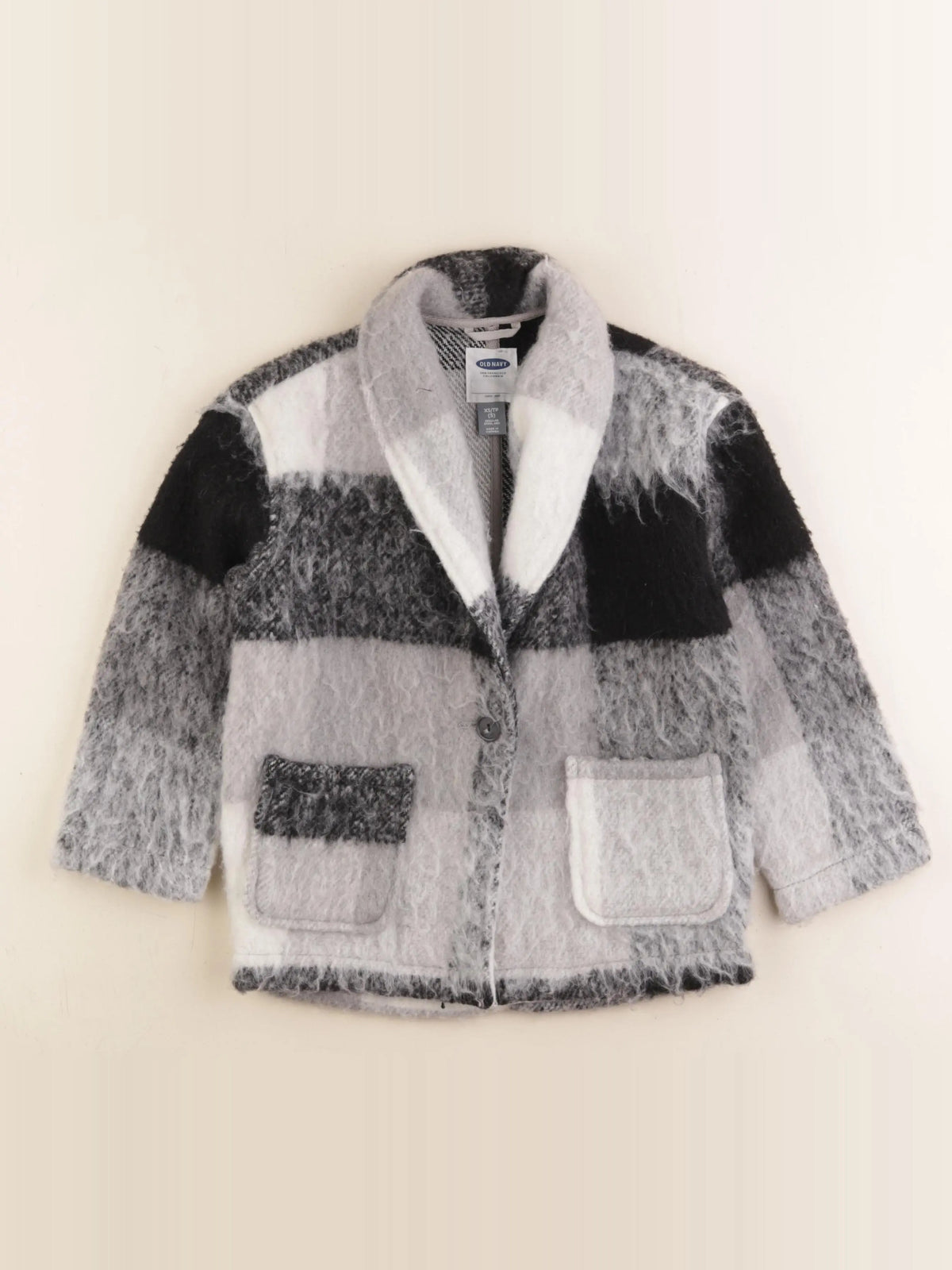 Old Navy - veste gris, noir - 5 ans