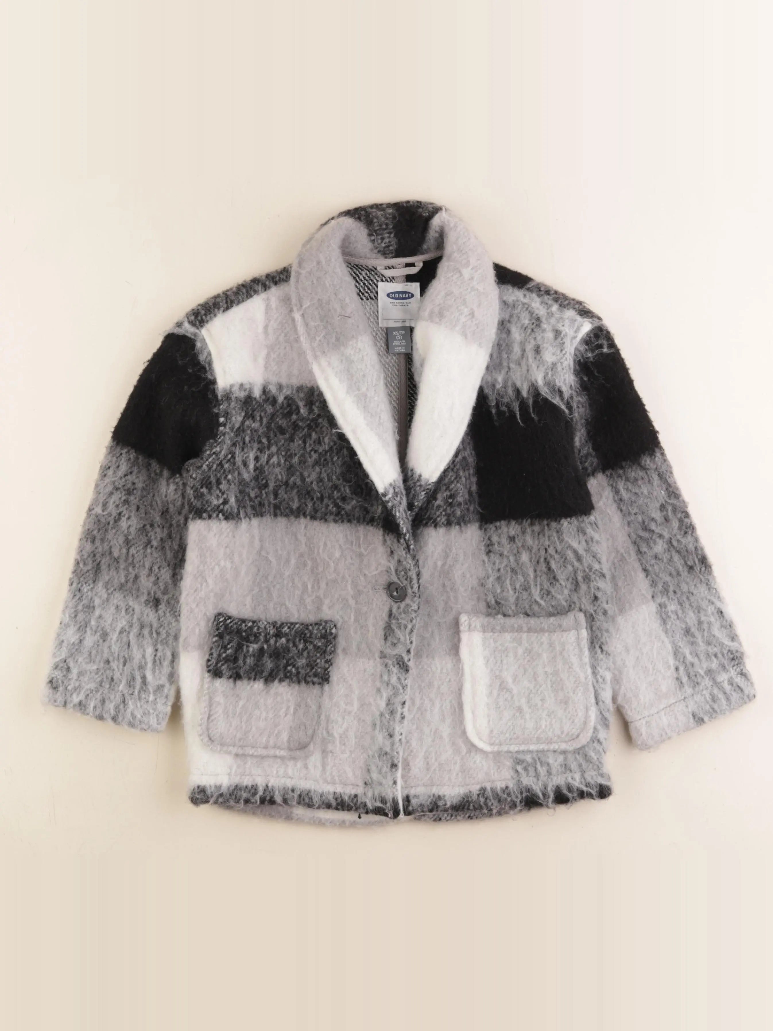 Old Navy - veste gris, noir - 5 ans