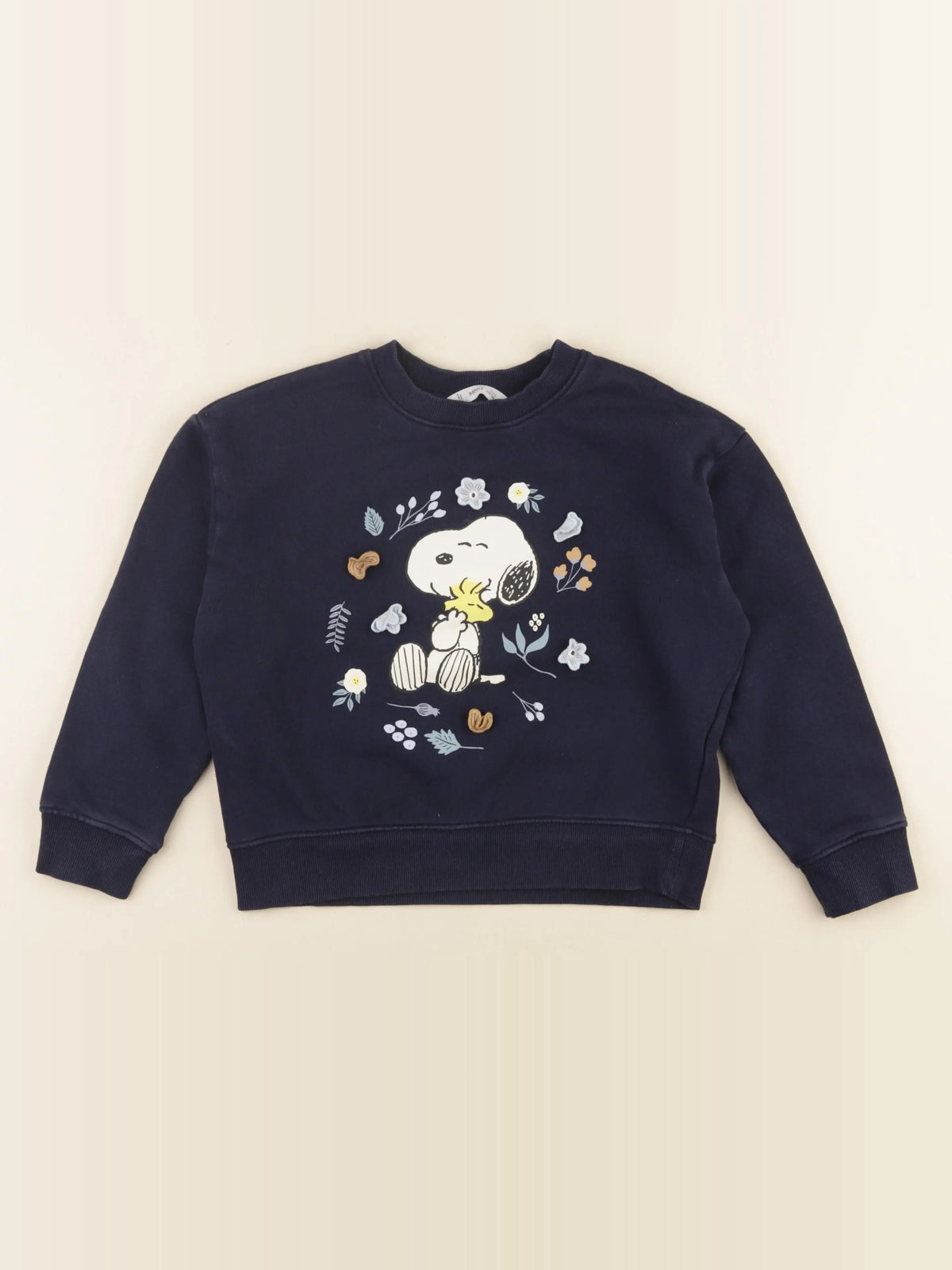 Mango - sweat bleu - 7/8 ans