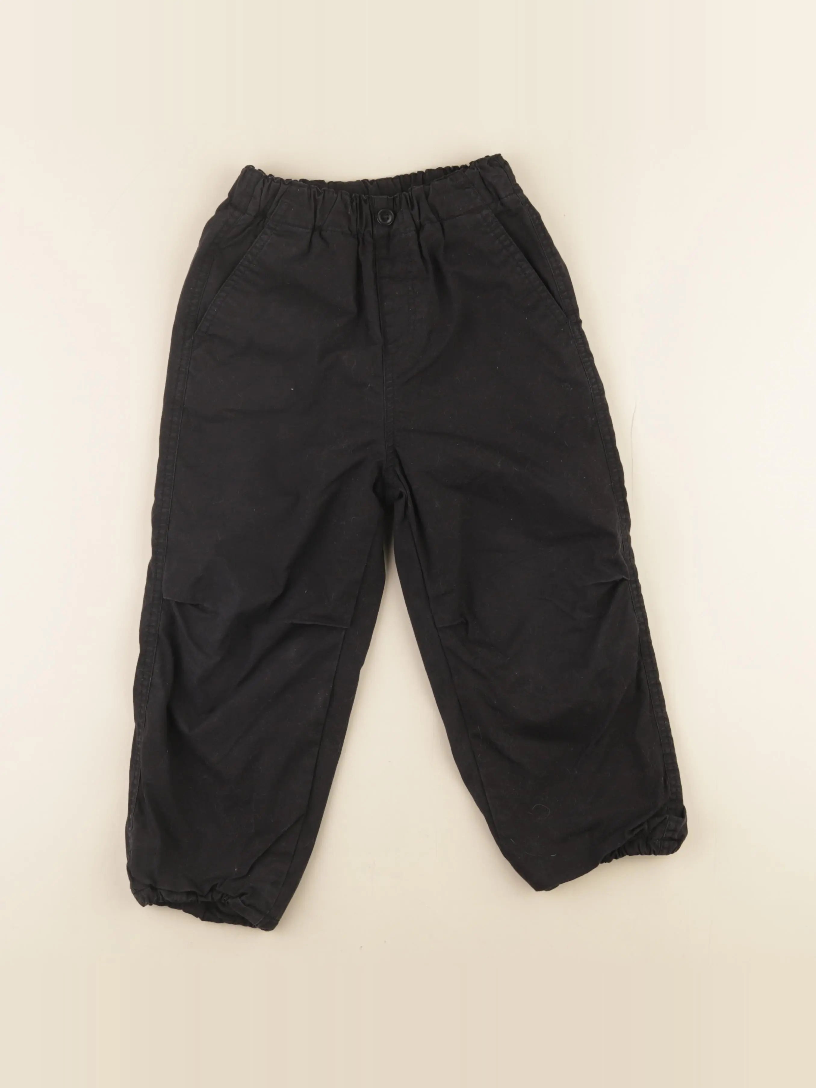 Uniqlo - pantalon noir - 3/4 ans