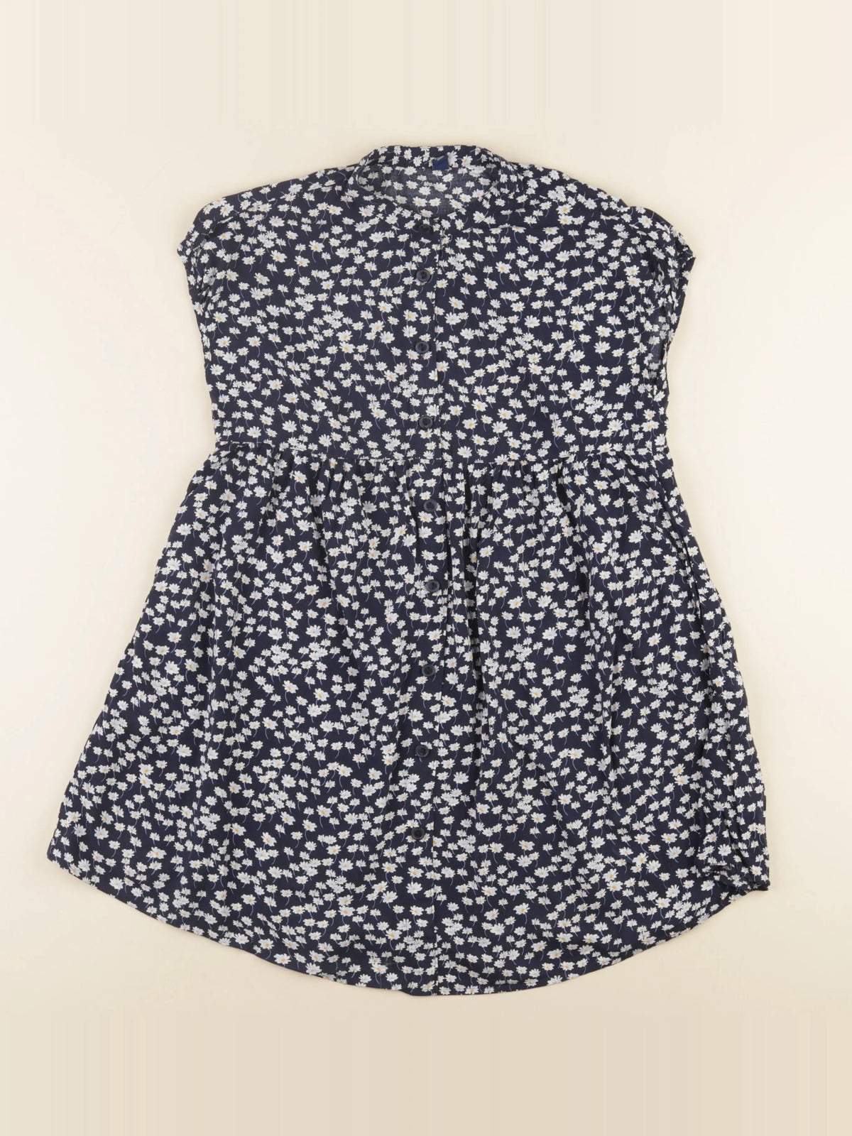 Uniqlo - robe bleu - 5/6 ans