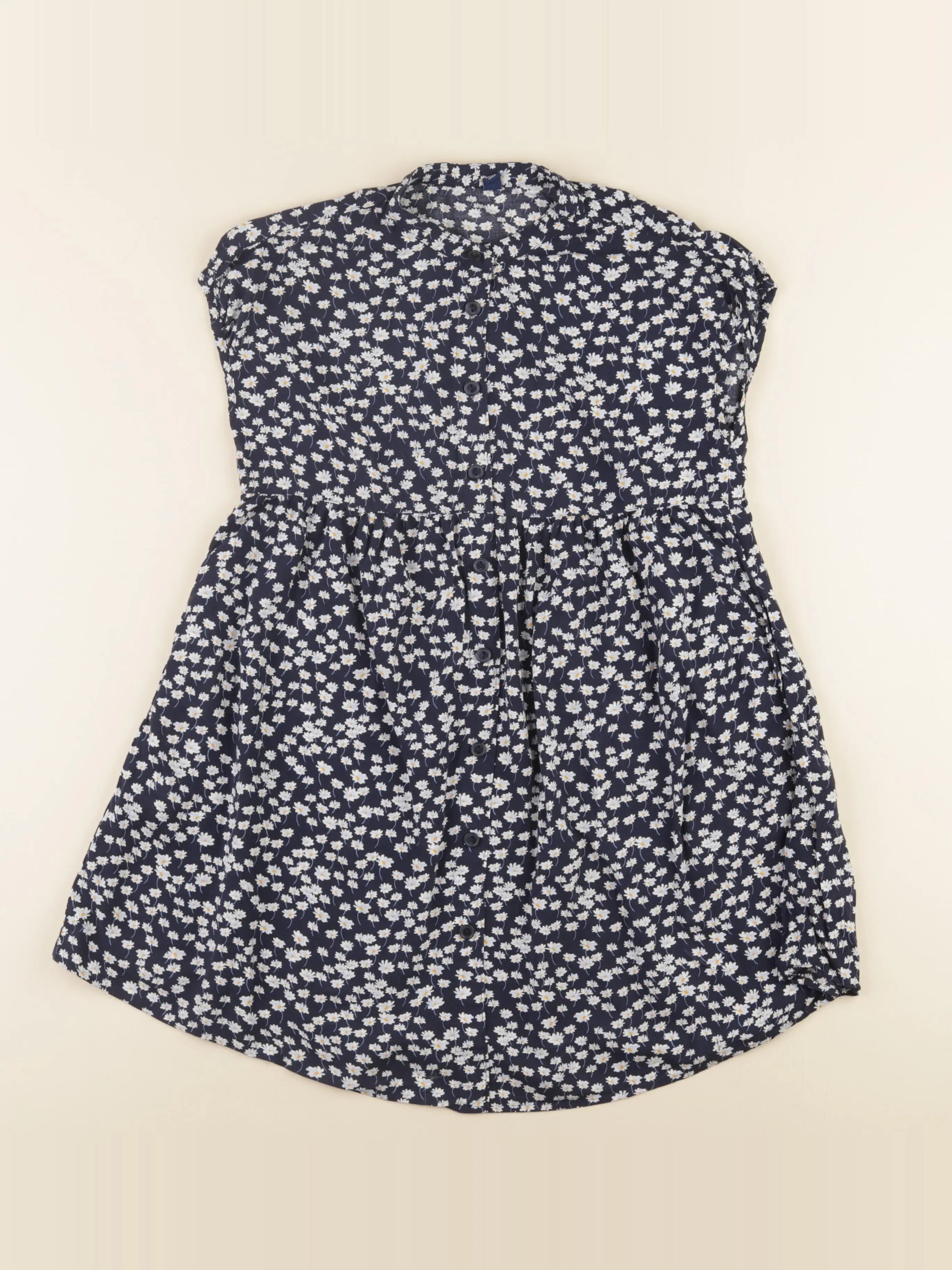 Uniqlo - robe bleu - 5/6 ans