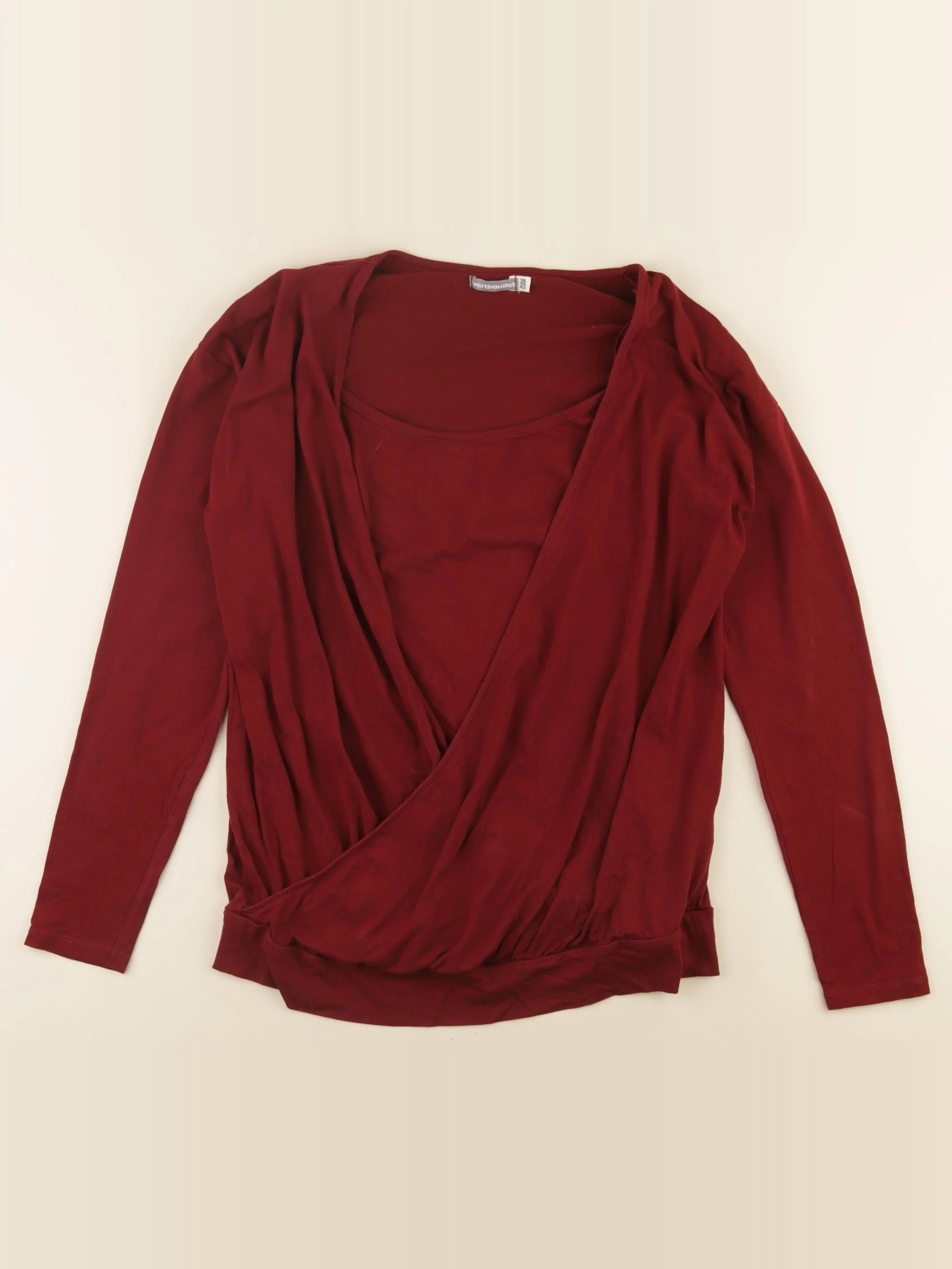 Vertbaudet - tee-shirt grossesse rouge - 38 à 40