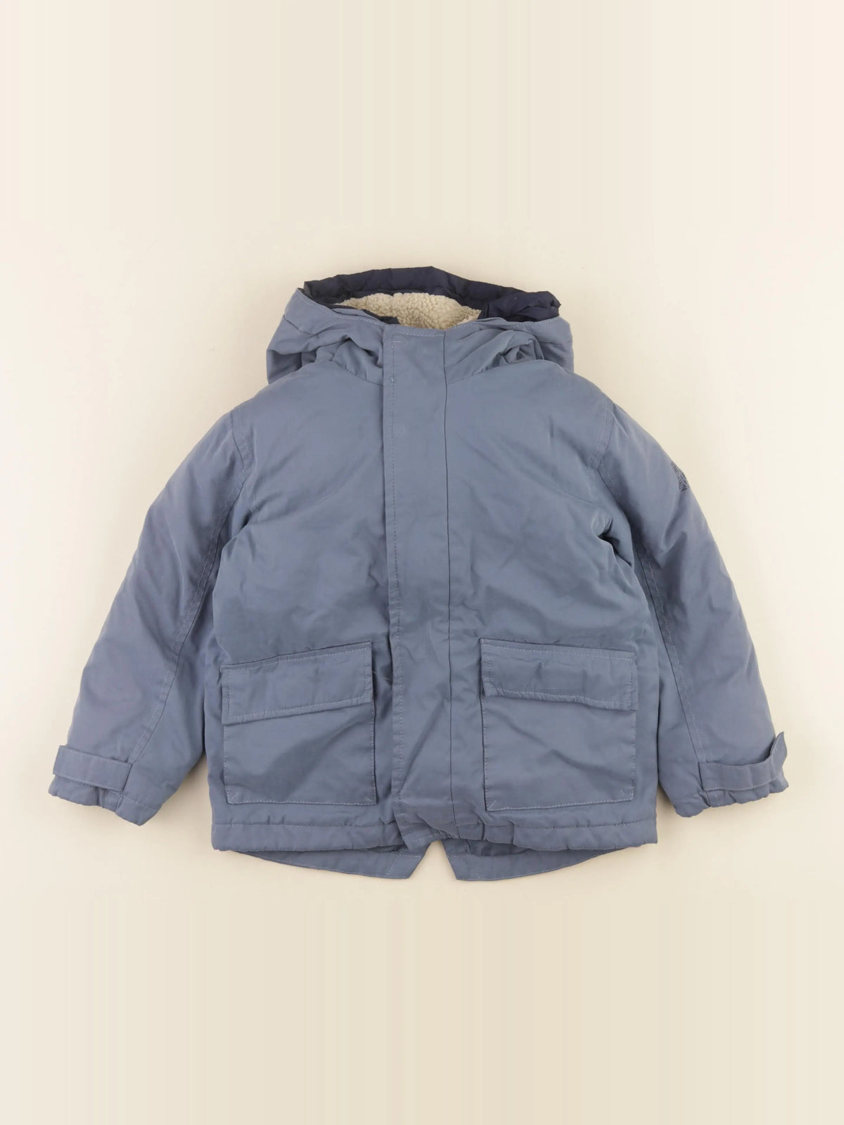 Vertbaudet - parka bleu - 5 ans